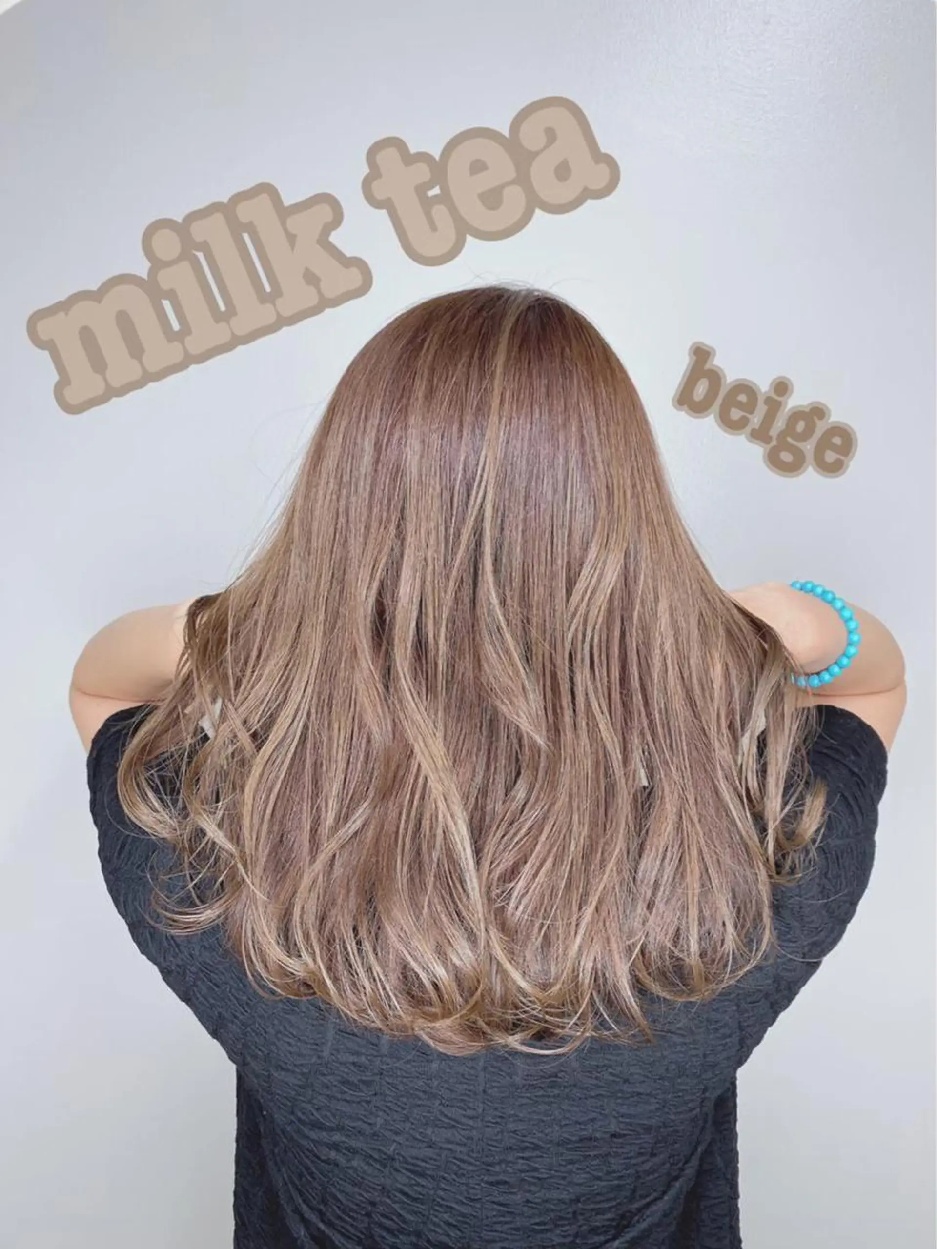 ロング カラー フェザーパーマ/ ダブルカラー/藤田のヘアスタイル