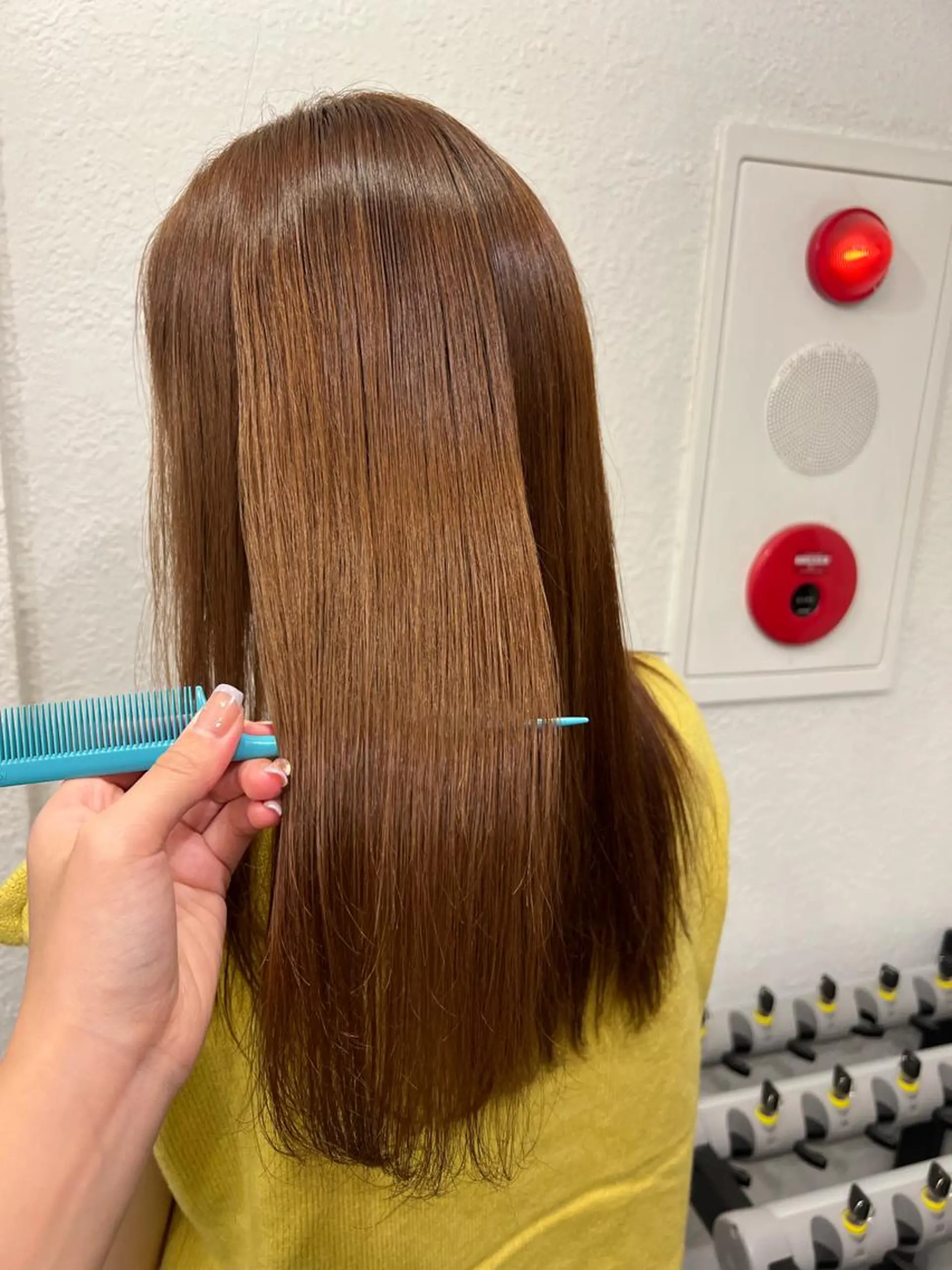 セミロング 名駅/艶韓国風ヘア miyabiのヘアスタイル