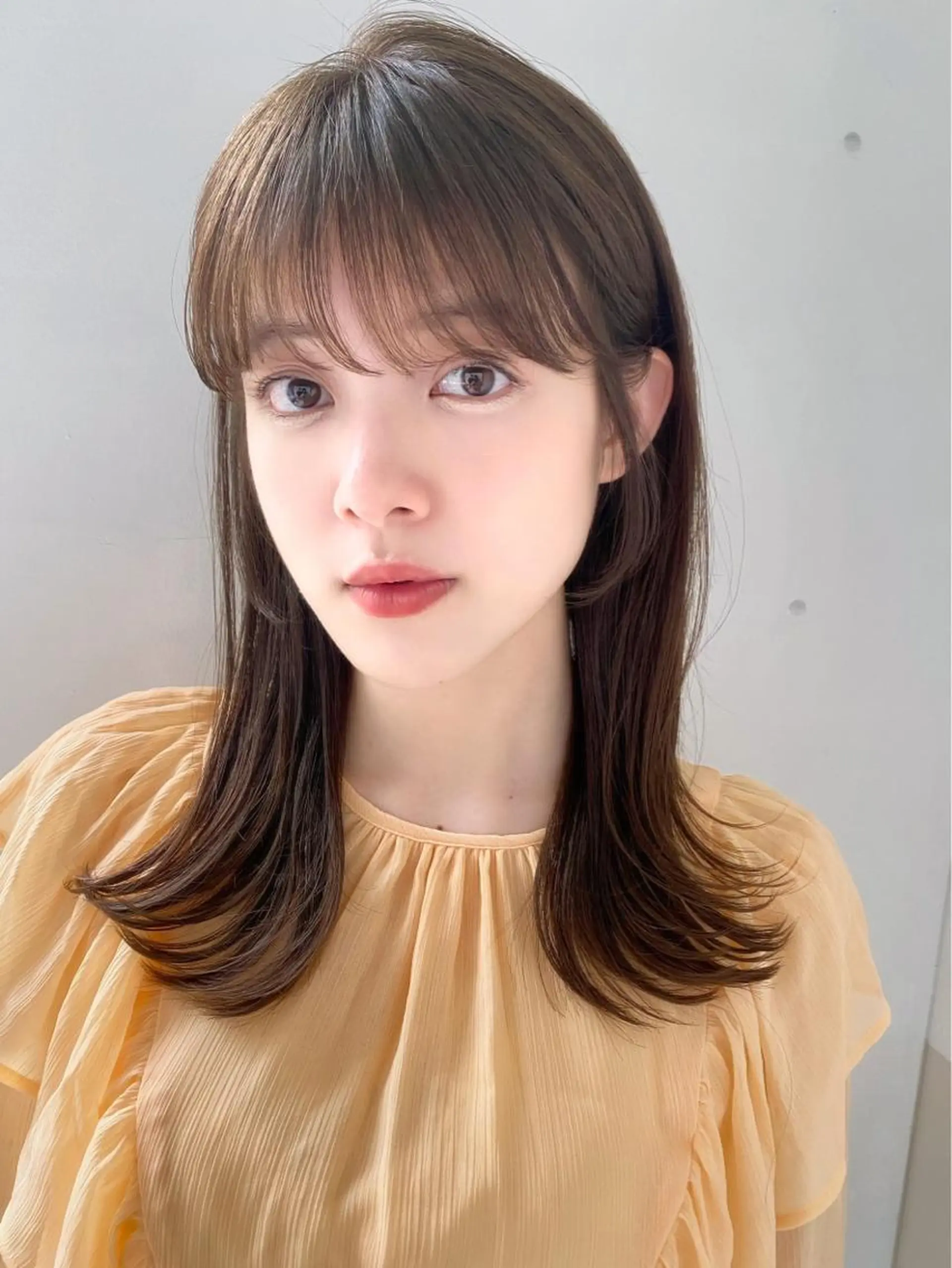 ミディアム カラー 🪭risa 暖色/レイヤー🪭のヘアスタイル