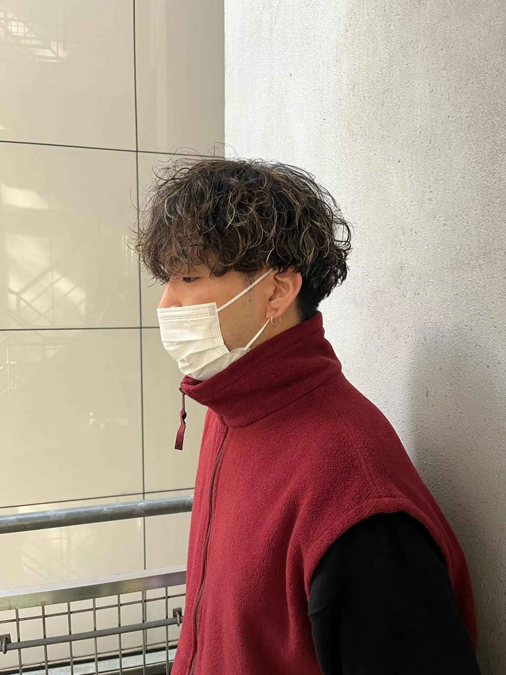 カラー パーマ メンズ メンズハイライト メンズパーマ ハイライトカラー 💠つたふうか/ 韓国/メンズヘア💠のヘアスタイル