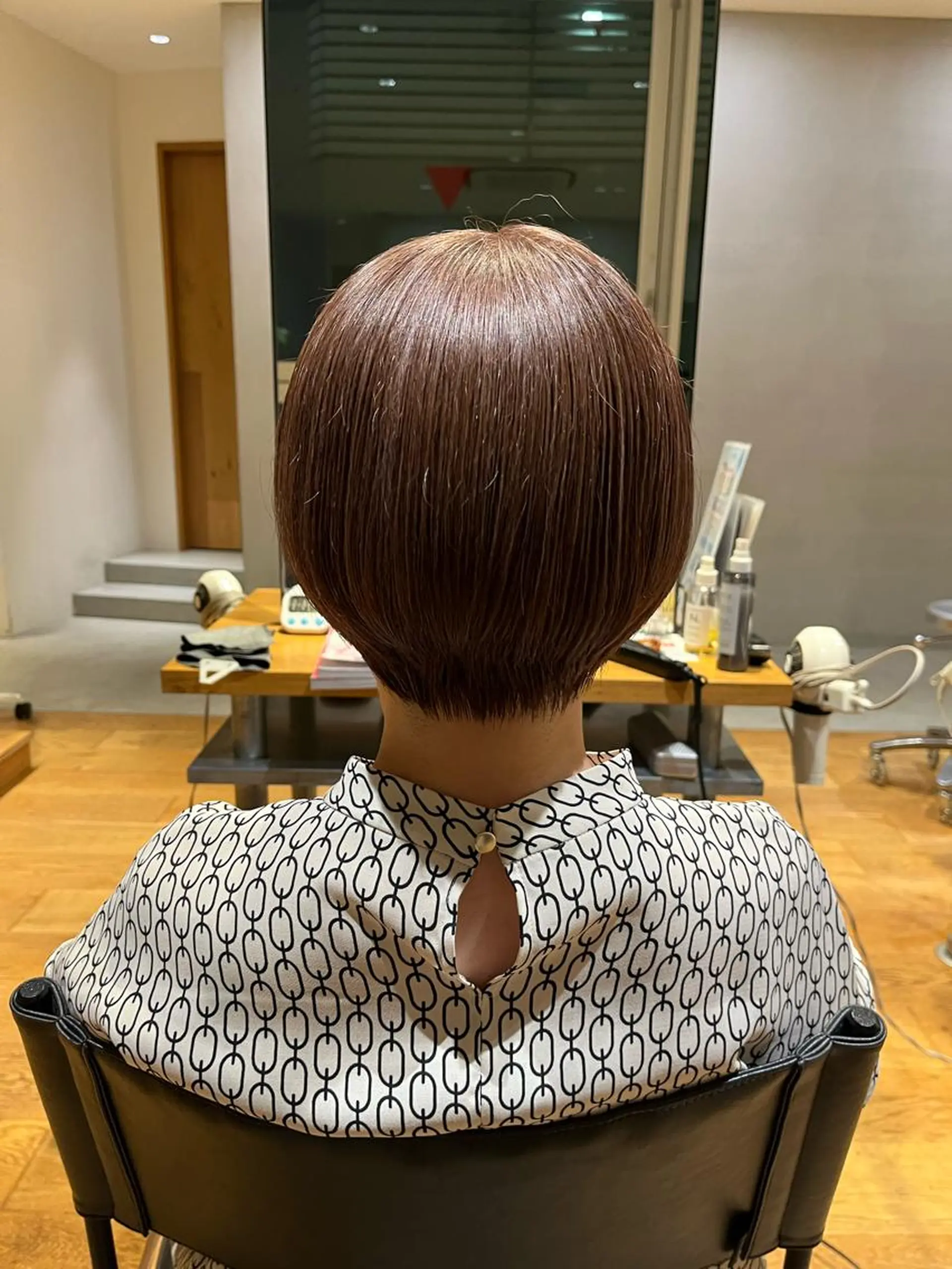 ショート ショートヘア SUZUNO🤎ボブ レイヤー🫧顔周りのヘアスタイル