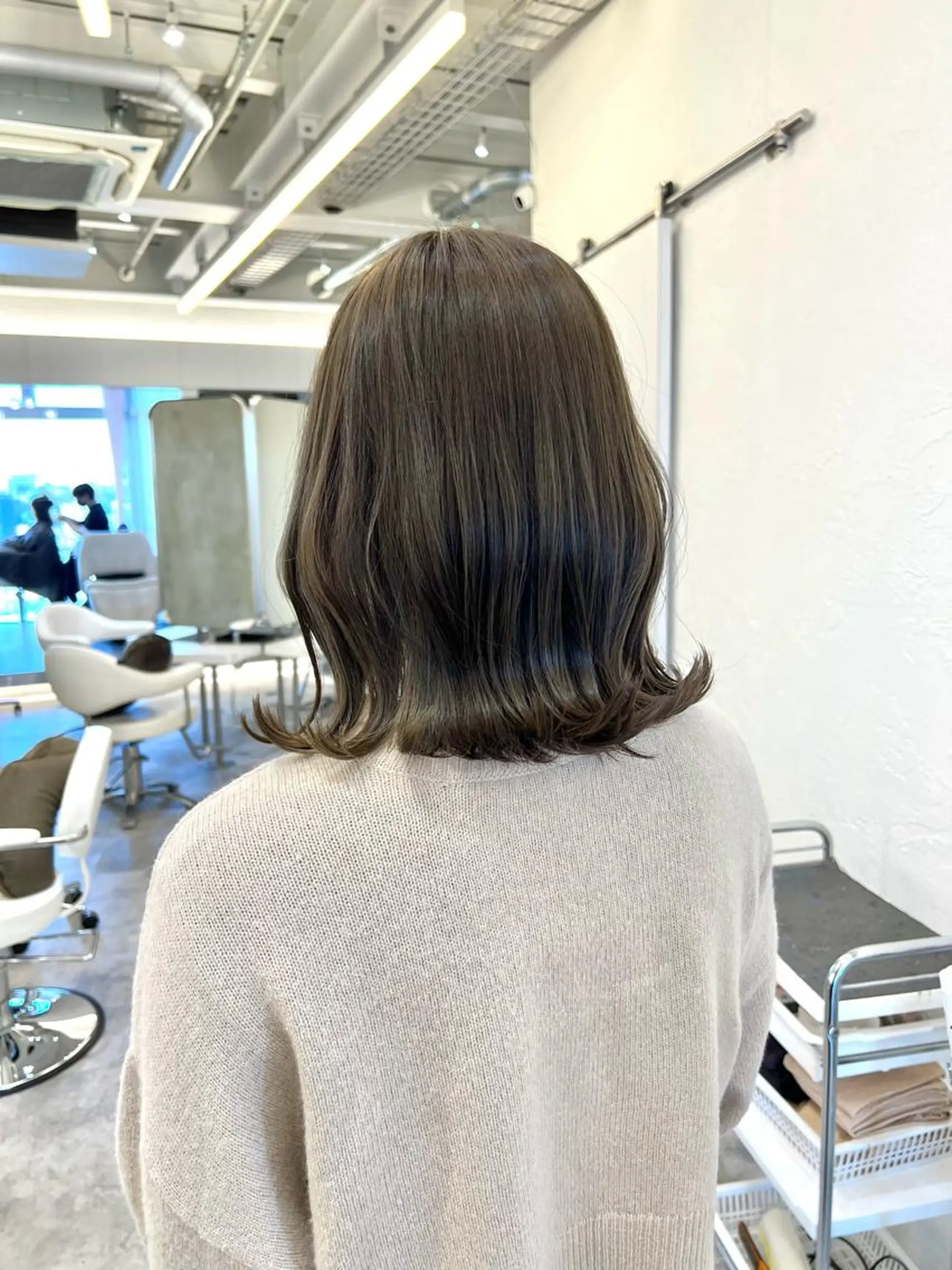 ミディアム カラー 髪質改善/縮毛矯正 鈴木裕介のヘアスタイル