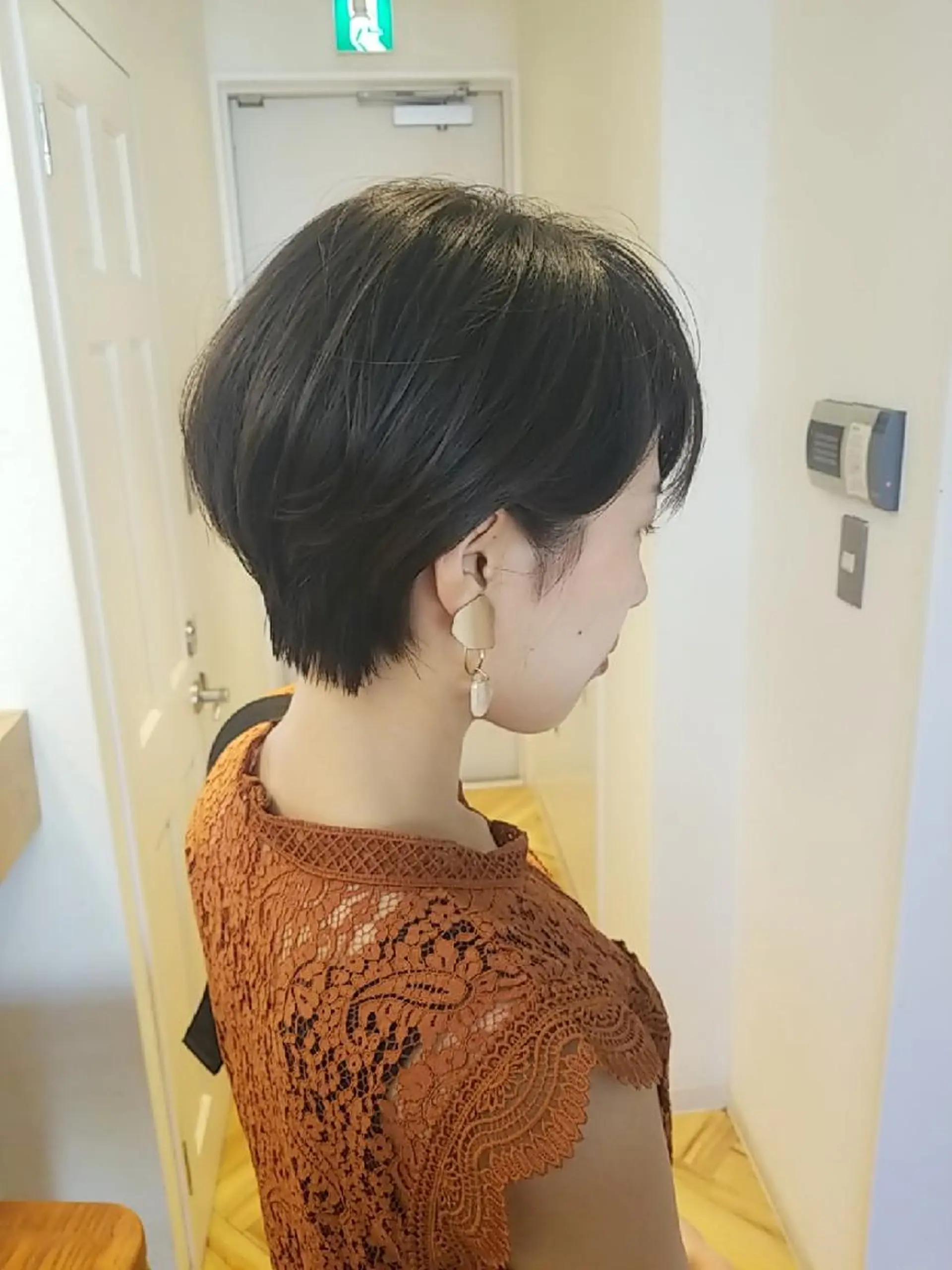 ショート ばんの かすみのヘアスタイル