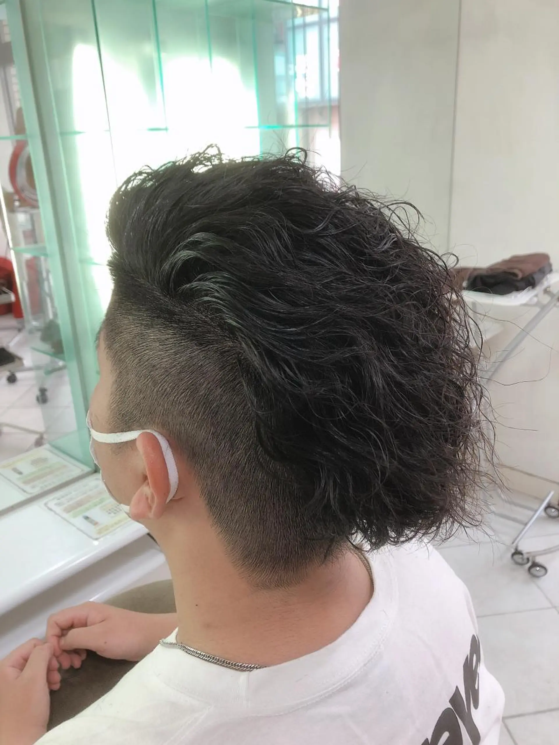 パーマ メンズ 保住 亮太のヘアスタイル