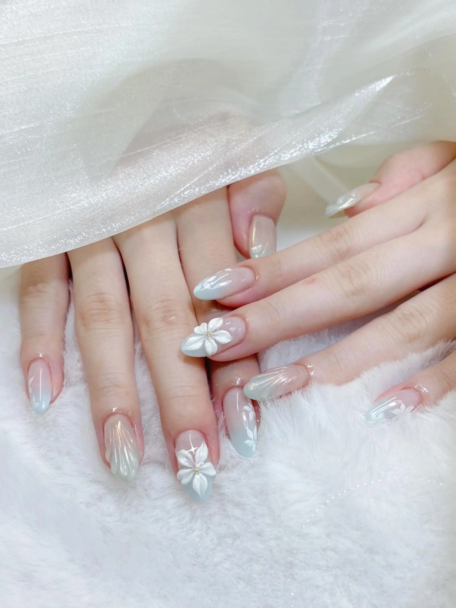 ネイル チークネイル キラキラネイル 韓国ネイル ワンホンネイル koto‎ネイル 大宮店のネイルデザイン