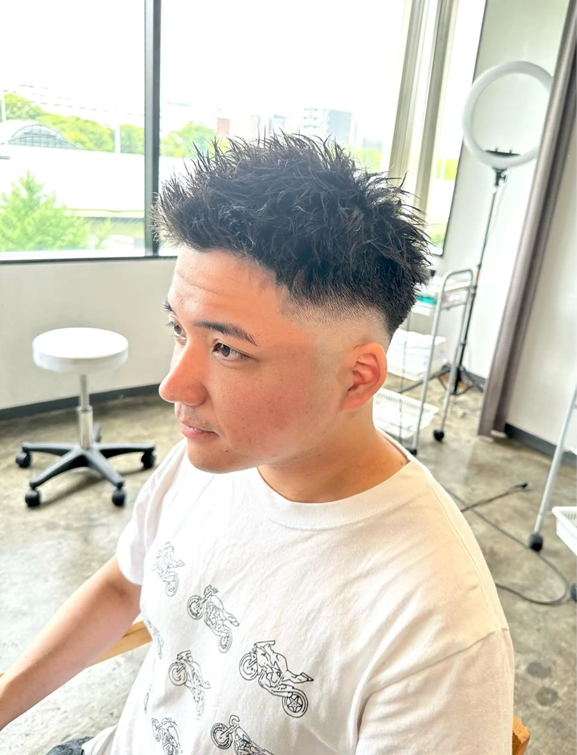 メンズ フェードカット メンズパーマ スキンフェード スパイキーショート メンズツイストパーマ カット ヘアカラー パーマ トリートメント 骨格補正施術/メンズ 専門美容師/YUYAのヘアスタイル
