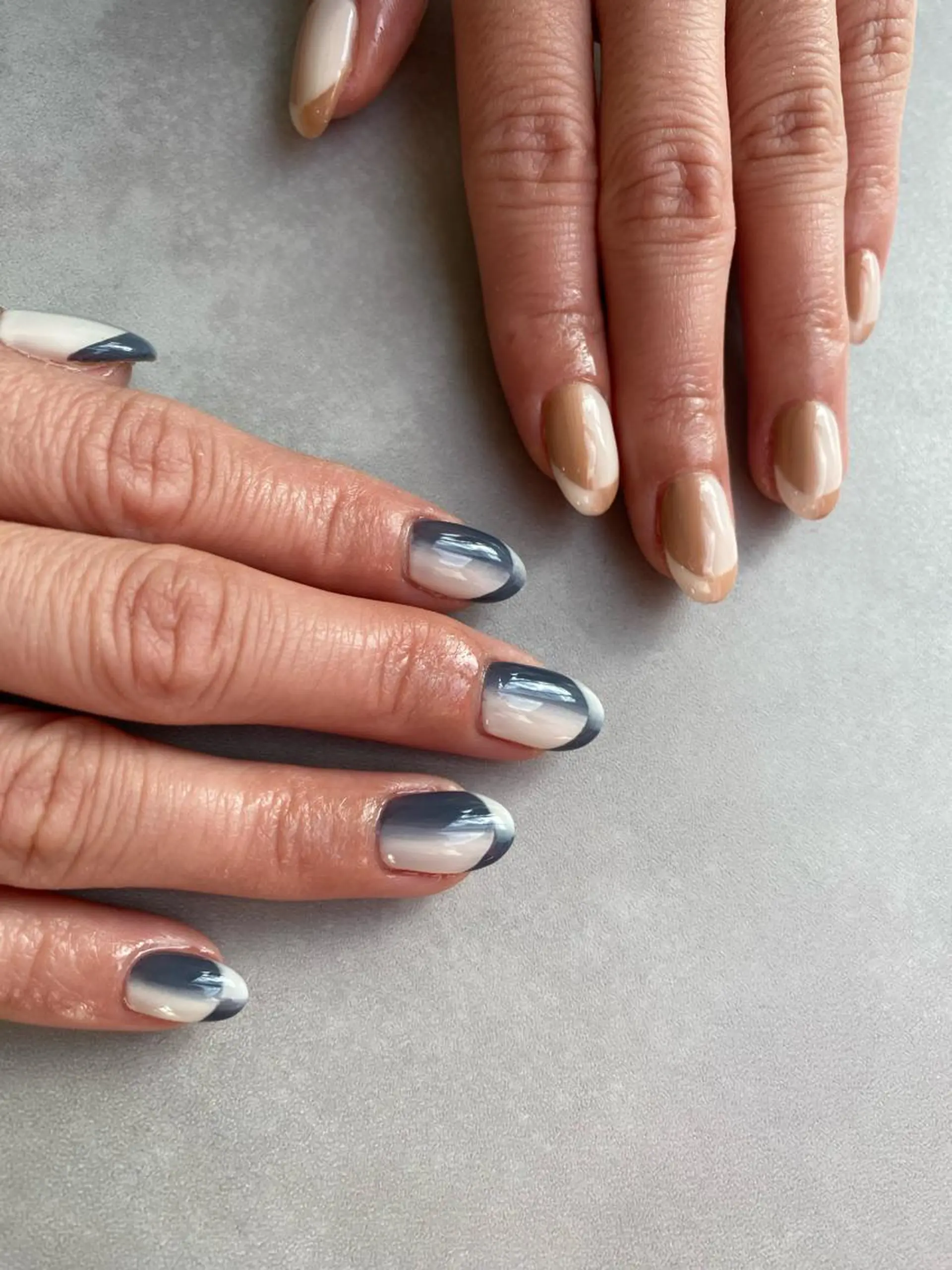 ネイル フレンチネイル オンブレフレンチ ハンドネイル hyakutake itsumiのネイルデザイン