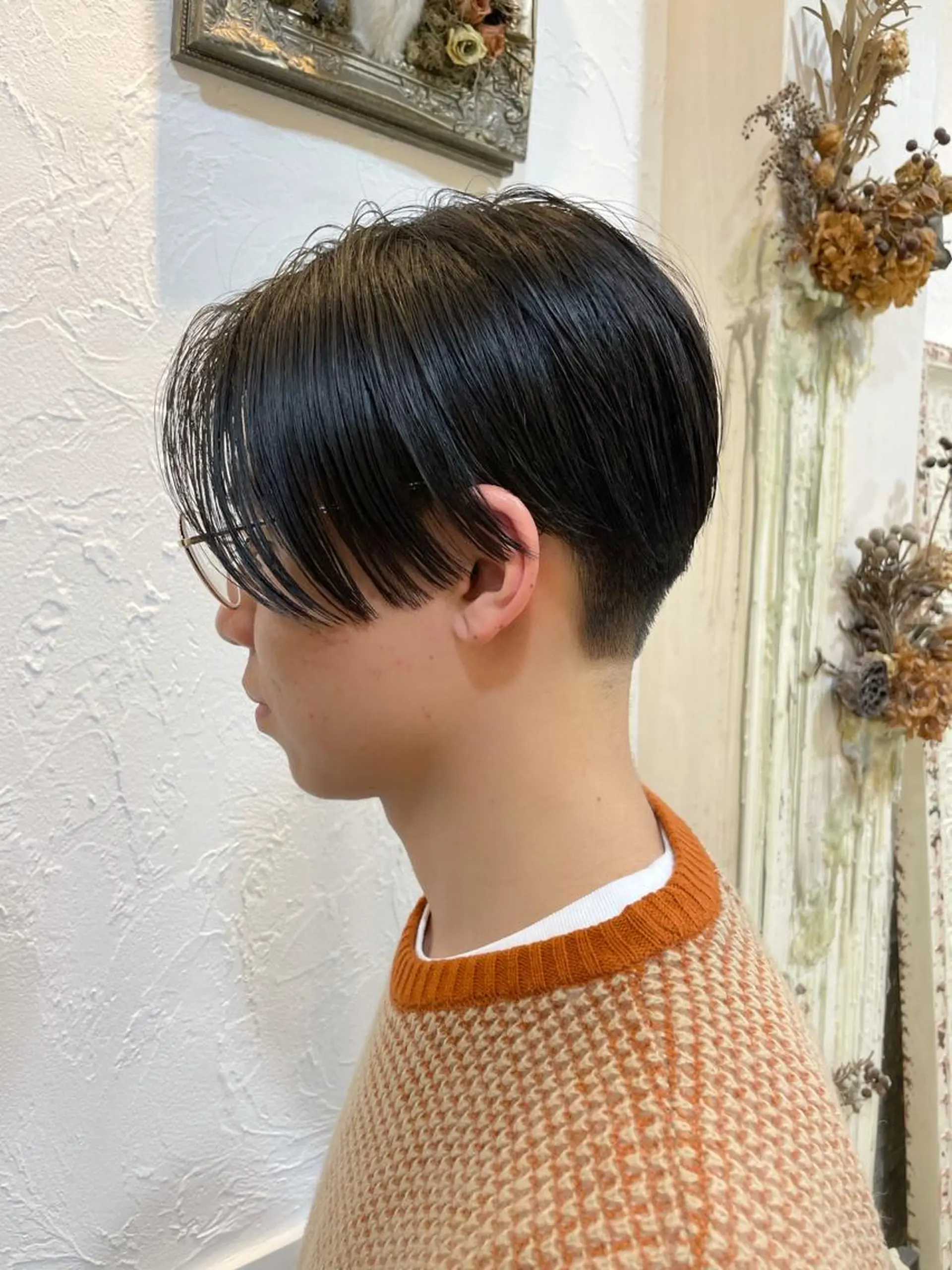 メンズ センターパート 刈り上げ トリートメント メンズ特化🟡個室 口コミ高評価🟡三澤のヘアスタイル