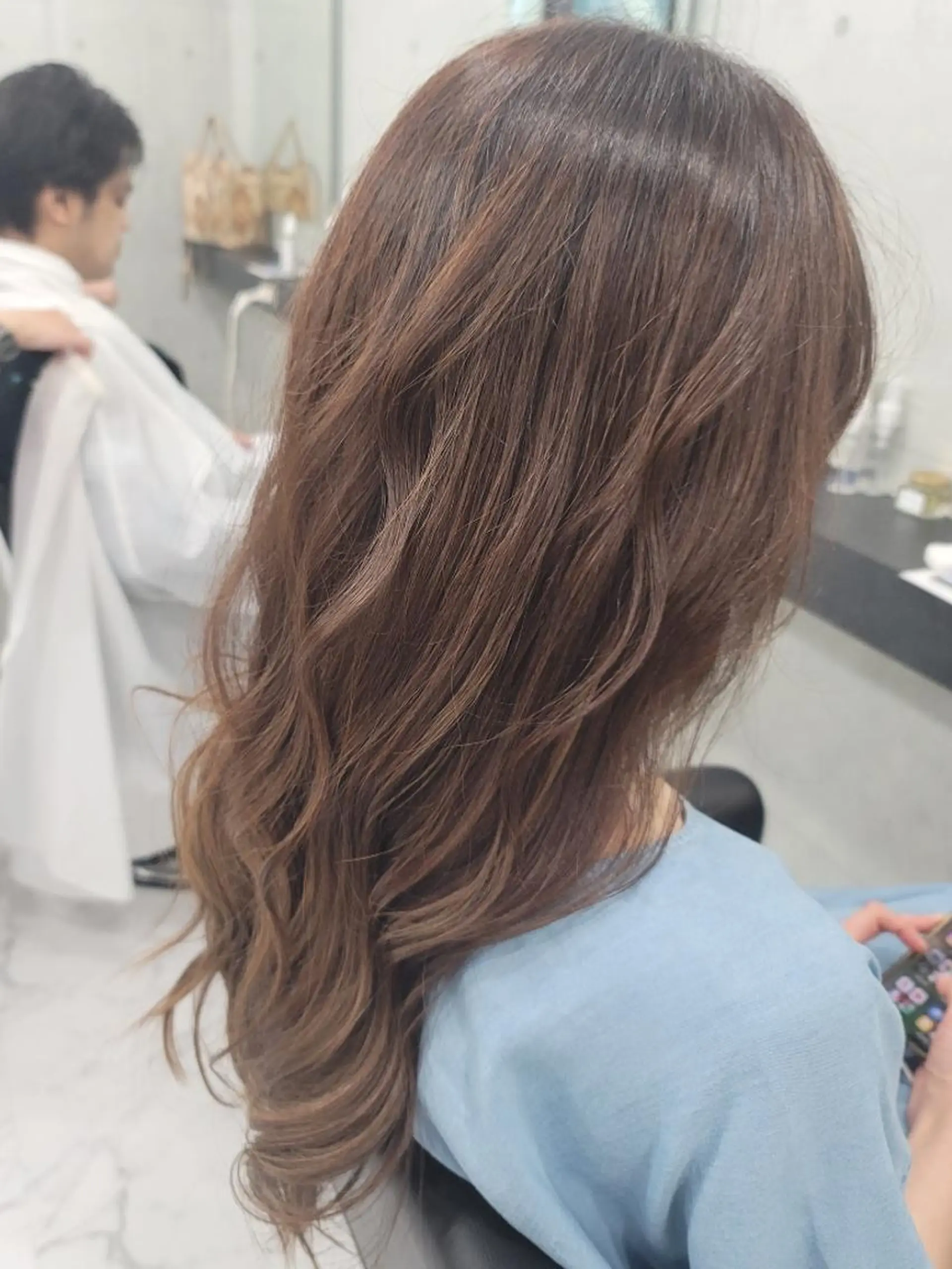 ロング カラー ヘアアレンジ ❇️安達 優心❇️ レイヤー/艶髪特化のヘアスタイル