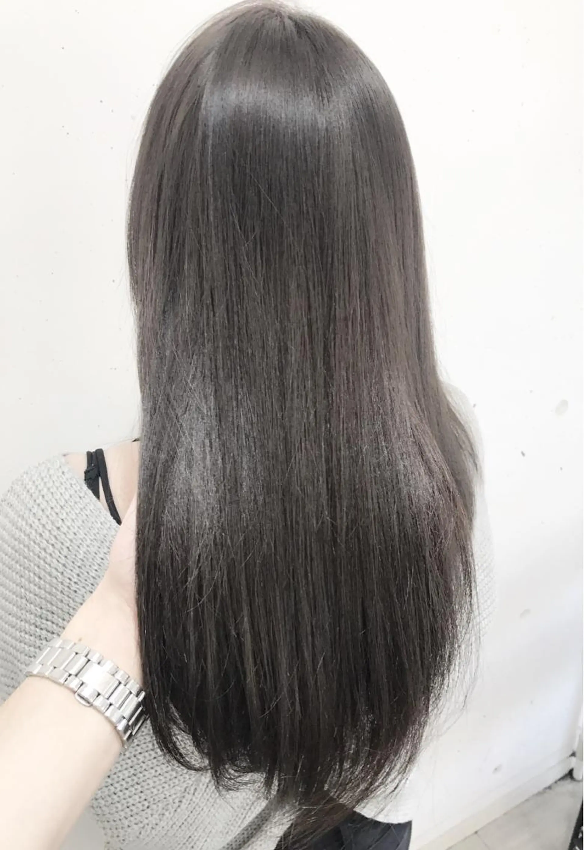 カラー グレージュ カット ヘアカラー トリートメント ヘッドスパ グレージュ/髪質改善 Yamato.hのヘアスタイル