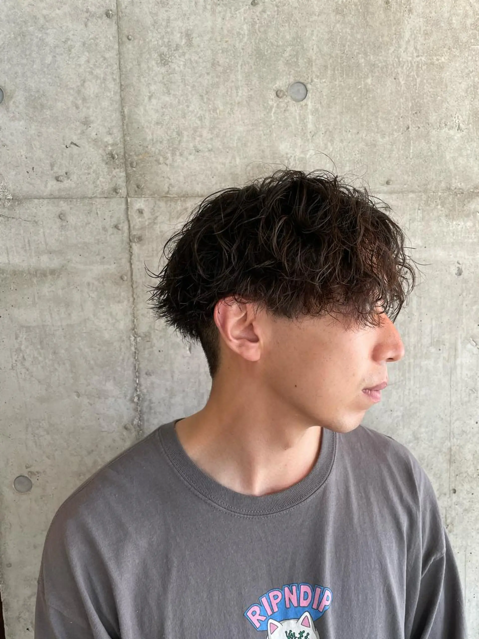 ショート パーマ メンズ カット パーマ トリートメント 🔥メンズ特化パーマ 🦖増田弘明🦖のヘアスタイル