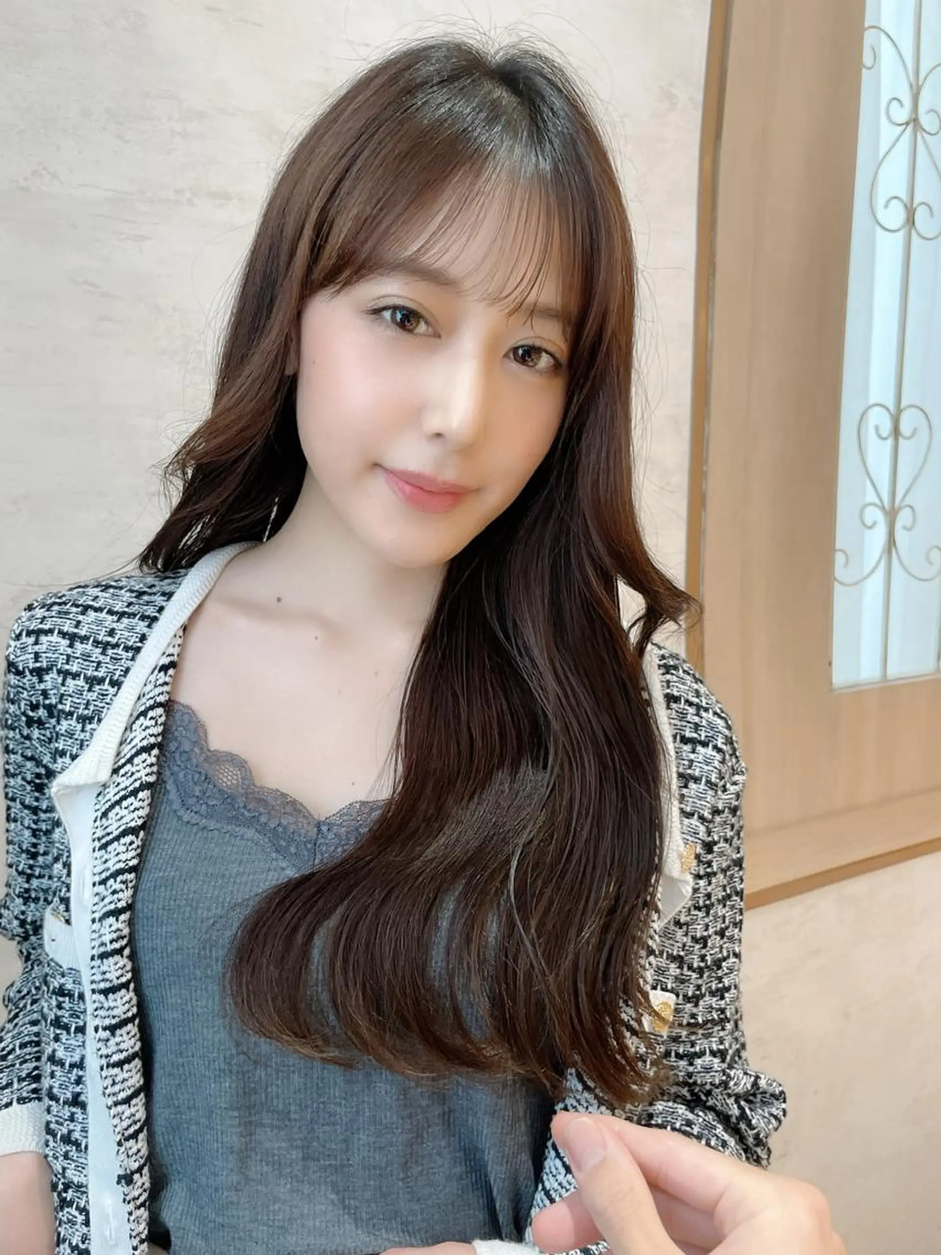 ロング カラー カット ヘアカラー トリートメント 酒井 里穂のヘアスタイル