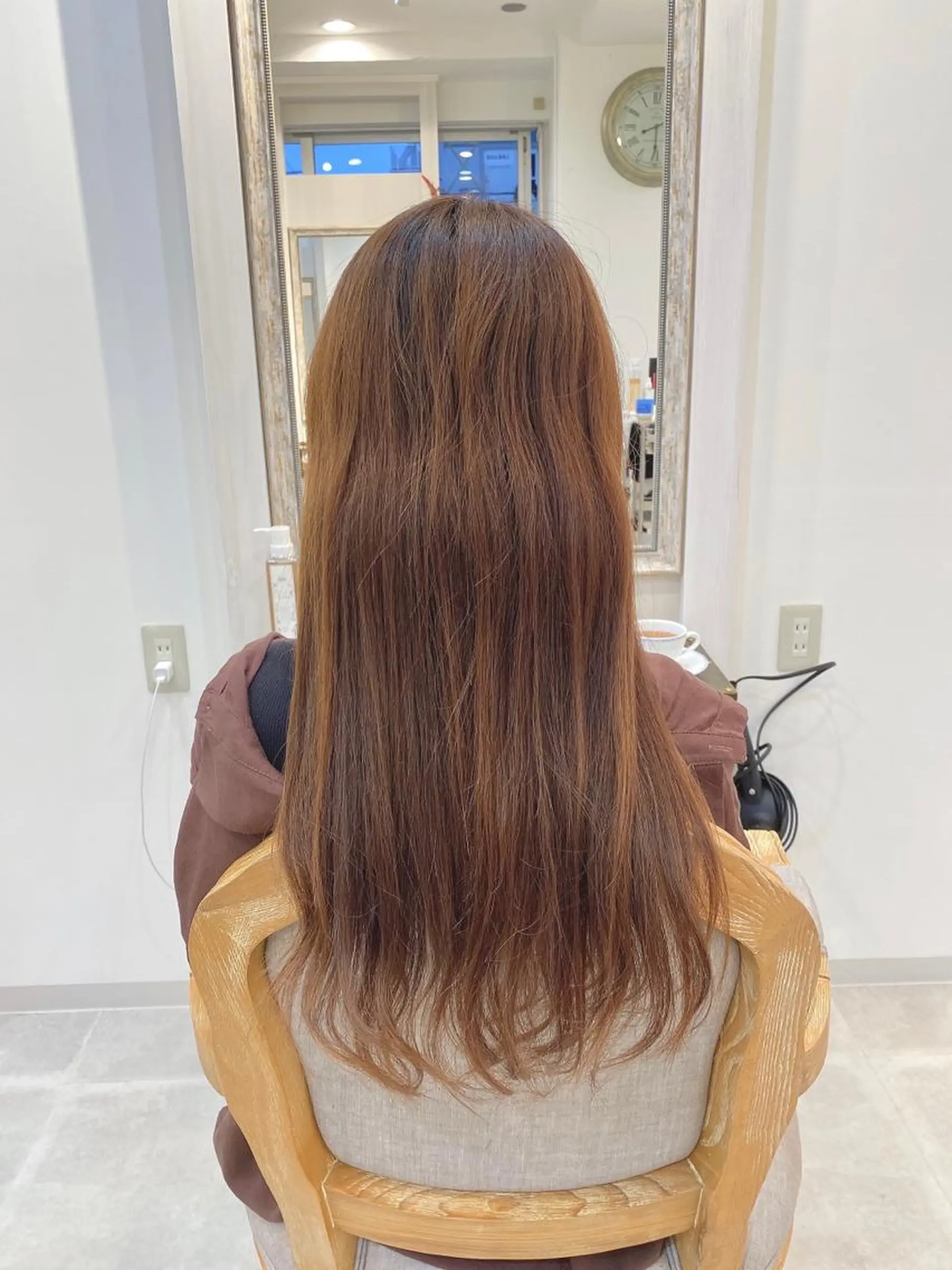 ロング カラー ブリーチ ケアブリーチ ダブルカラー グラデーションカラー ハイライトカラー カット ヘアカラー トリートメント ブリーチなし✨艶髪 カラー𓃲YAGIのヘアスタイル