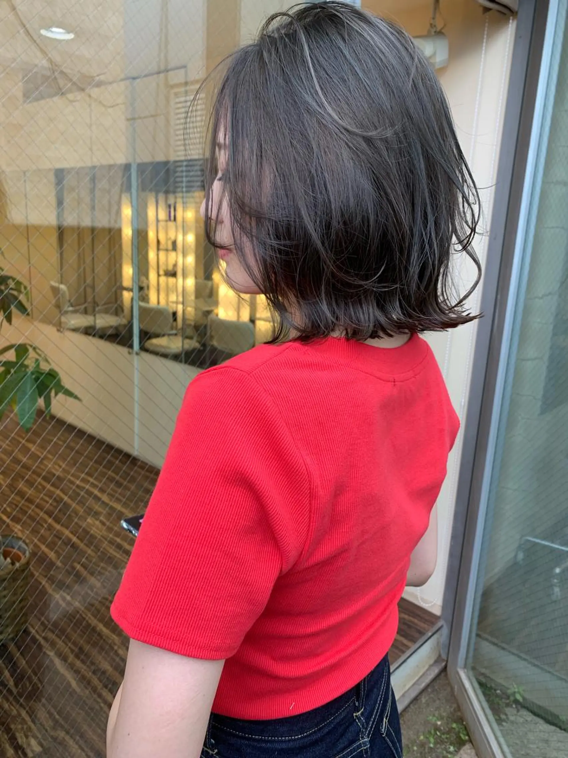 ショート カラー 切りっぱなしボブ ボブ 髪質改善サロン 心斎橋ARCHEのヘアスタイル