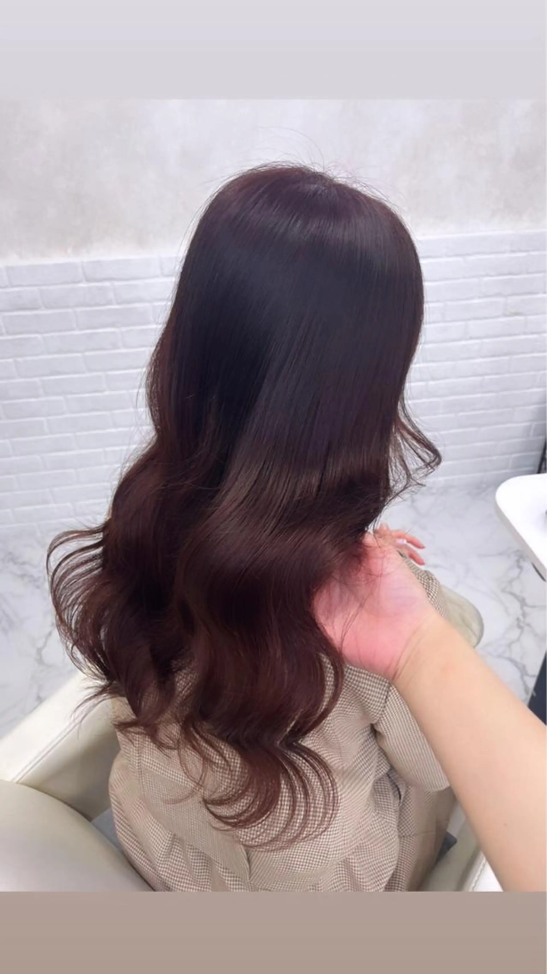 セミロング Wistell 渋谷 ASUKAのヘアスタイル