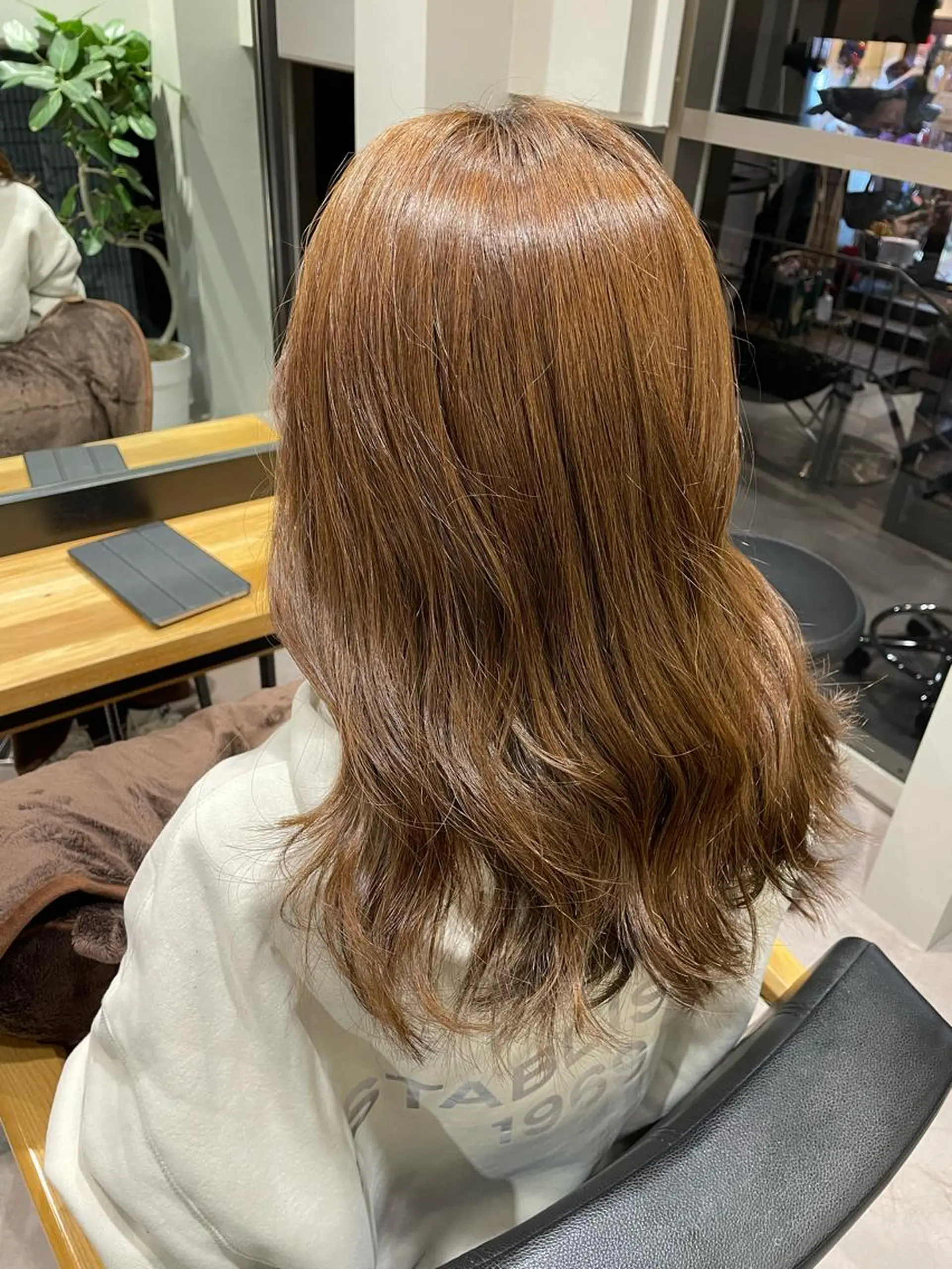 セミロング ヘアカラー 韓国風/オシャレ /縮毛矯正/滝口琴未のヘアスタイル