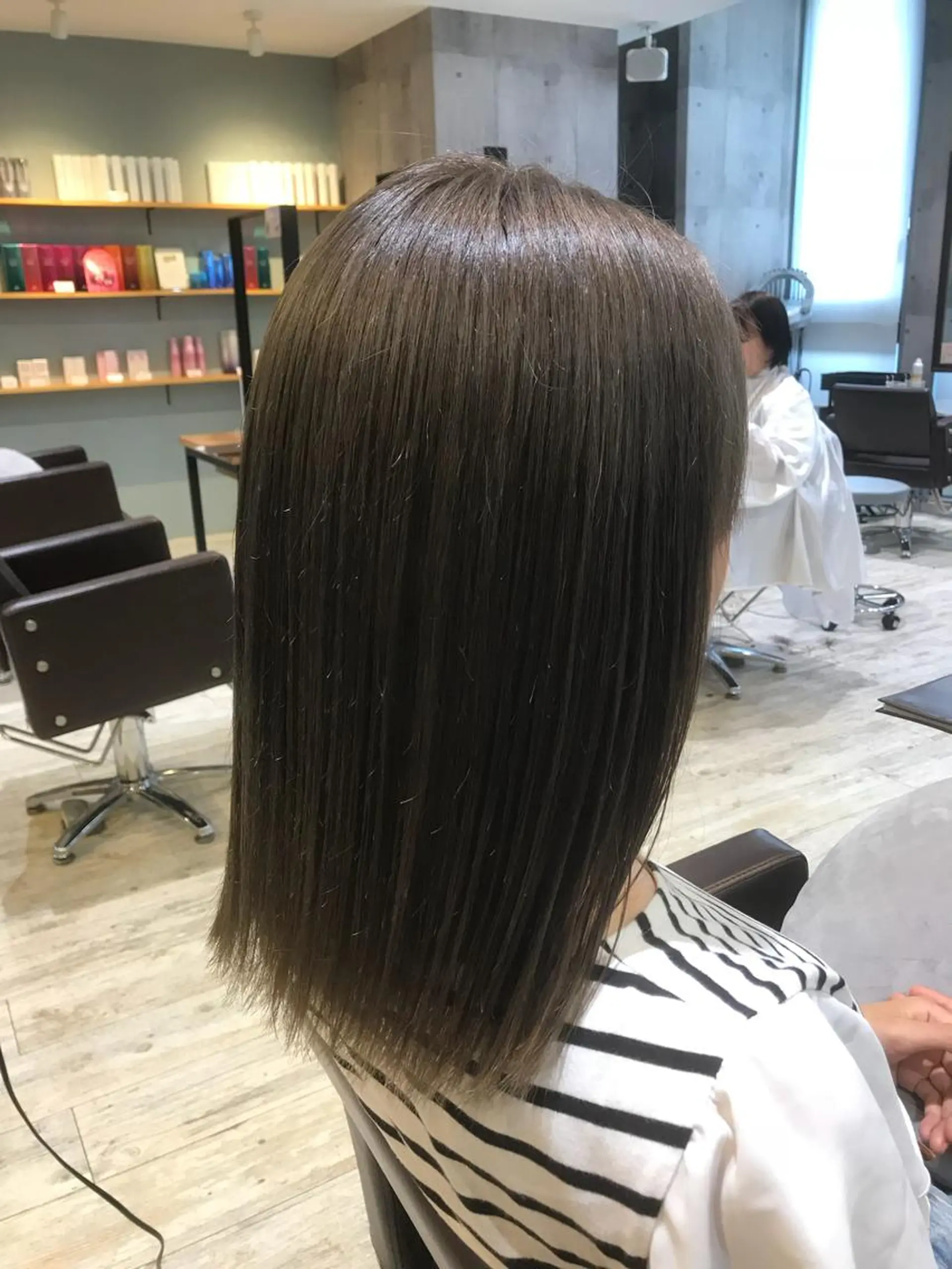 セミロング カラー パーマ ヘアアレンジ メンズ キッズ ネイル マツエク・マツパ EnBlesS西宮 マンツーマン神道有基のヘアスタイル