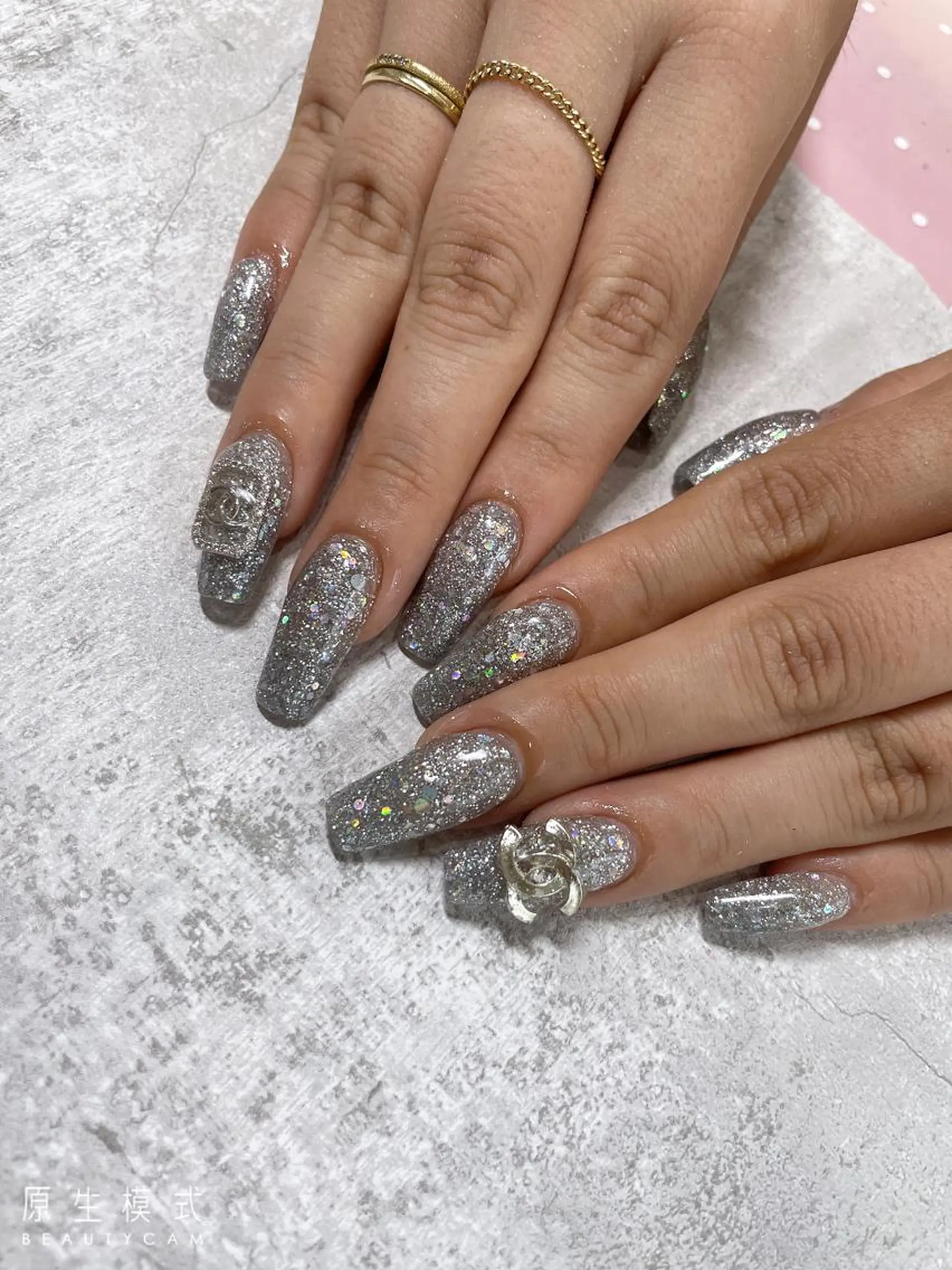 セミロング ネイル 《LB》ラブリエ Nail&eyeのマツエク・マツパデザイン