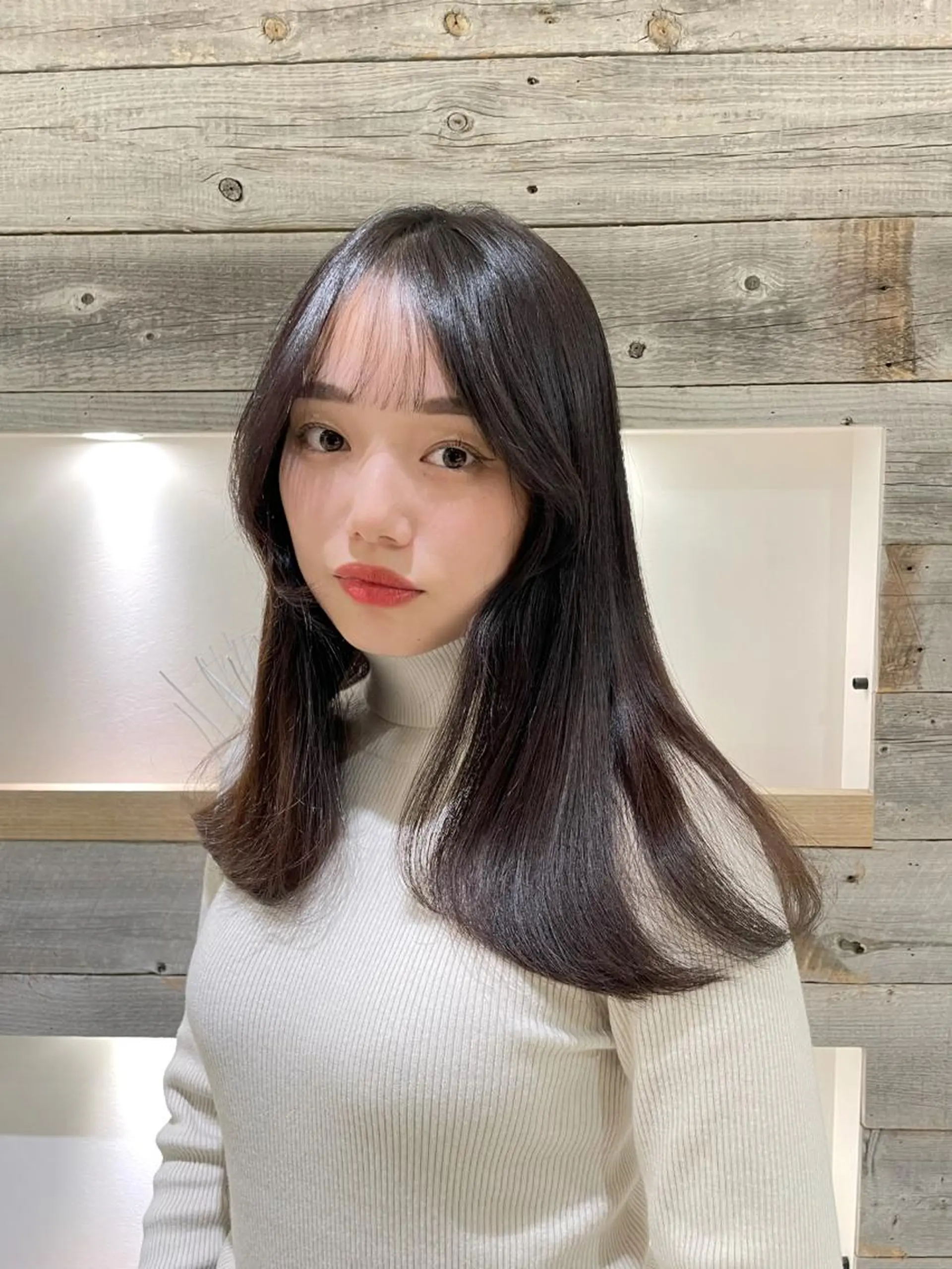 ミディアム くびれヘア HIBIKI/原宿 ハッシュカット🪄のヘアスタイル