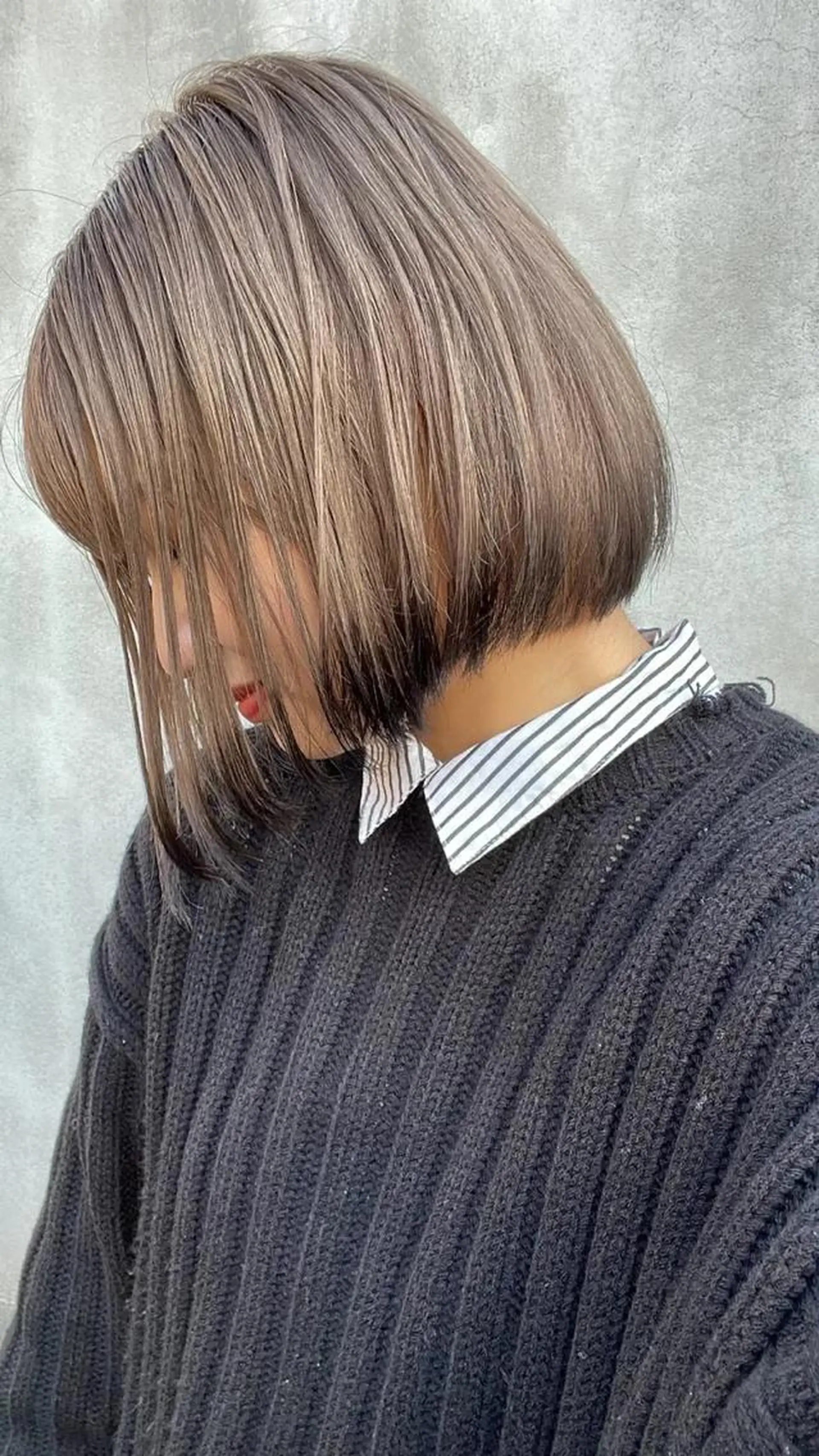 カラー 鶴井 美空のヘアスタイル