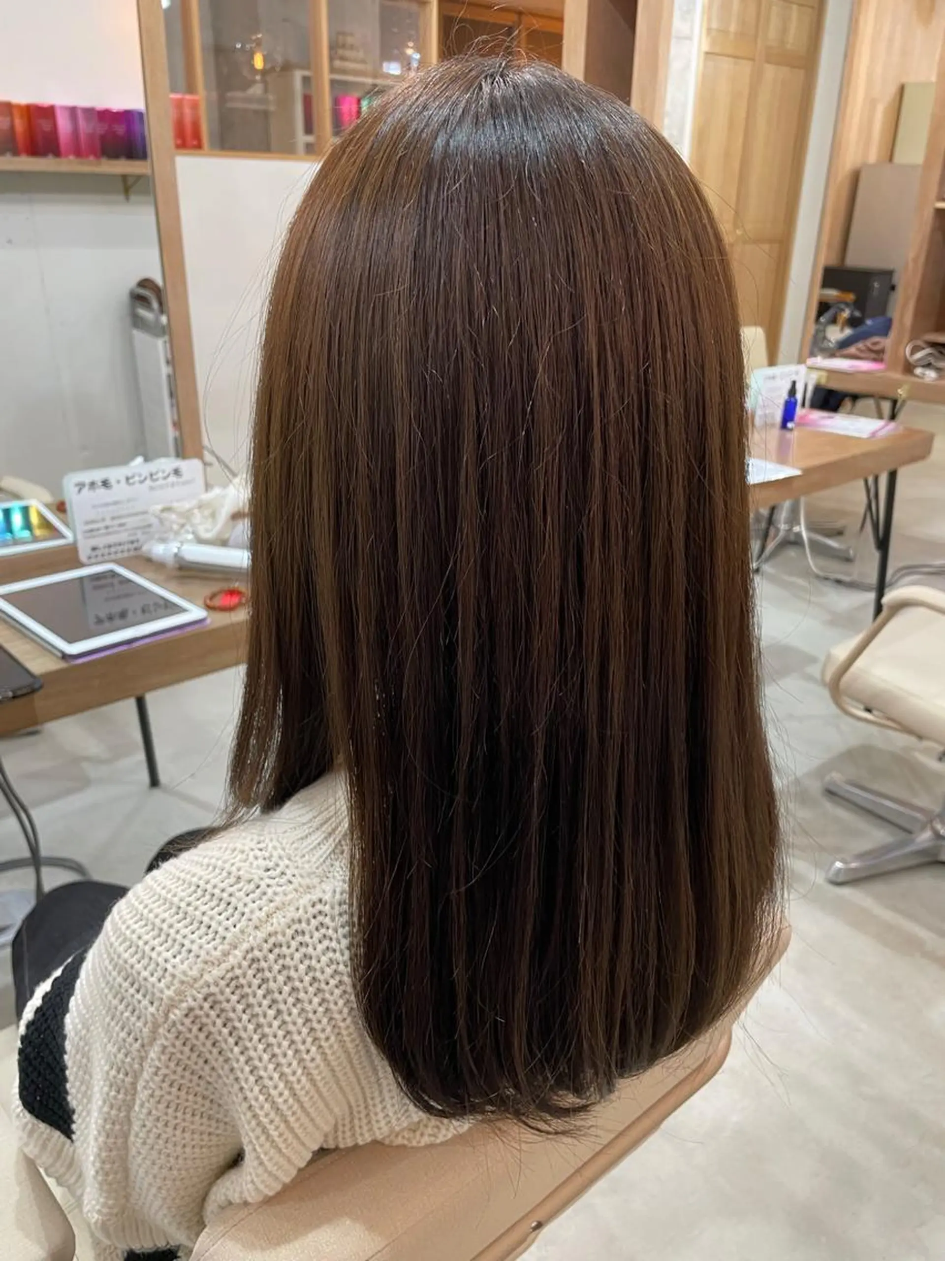 ロング カラー ハイトーンレイヤー 顔まわりSOTAのヘアスタイル