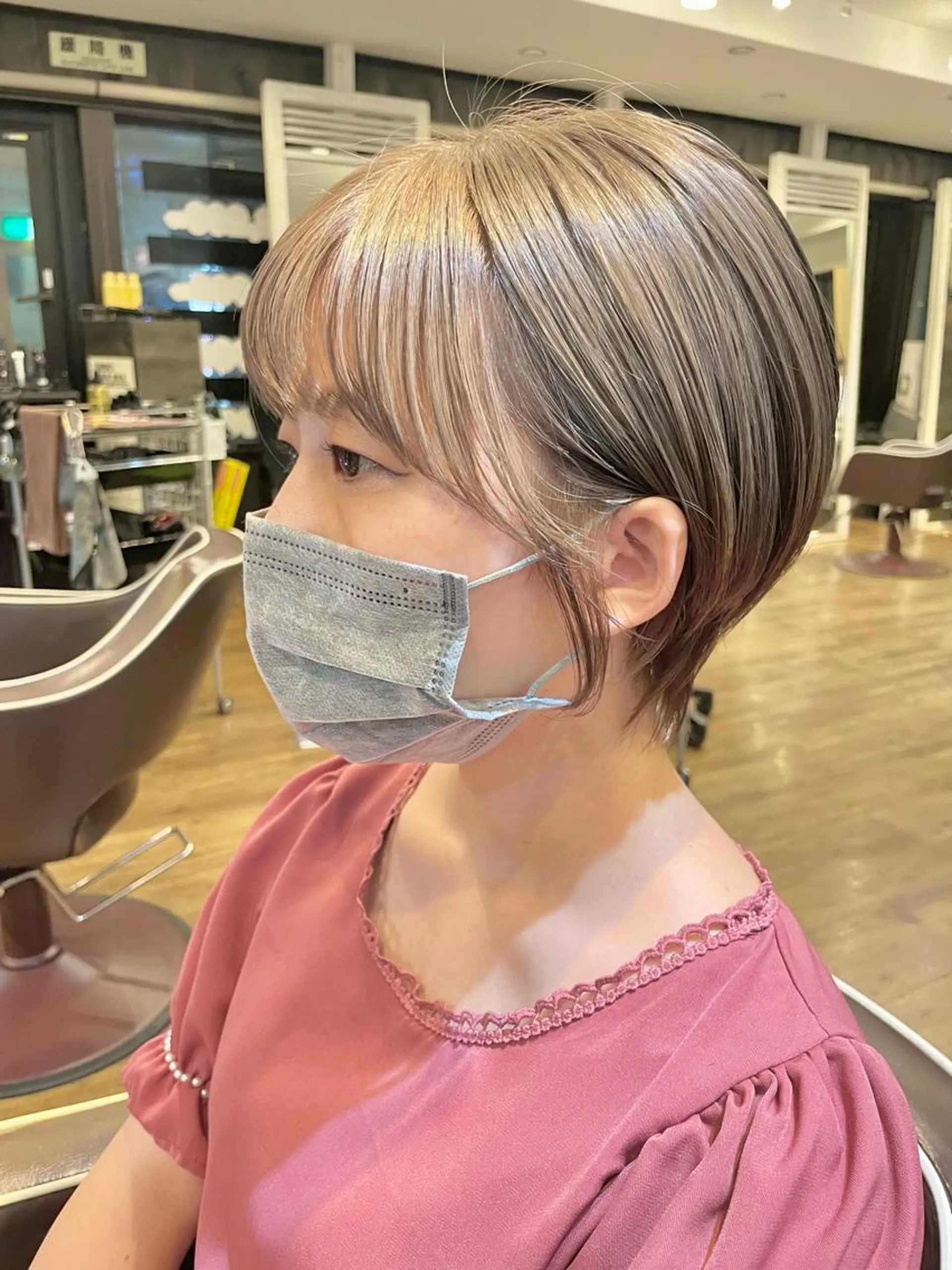 ショート カラー カット ヘアカラー トリートメント ヘアセット limit陽平 ショート/ボブのヘアスタイル