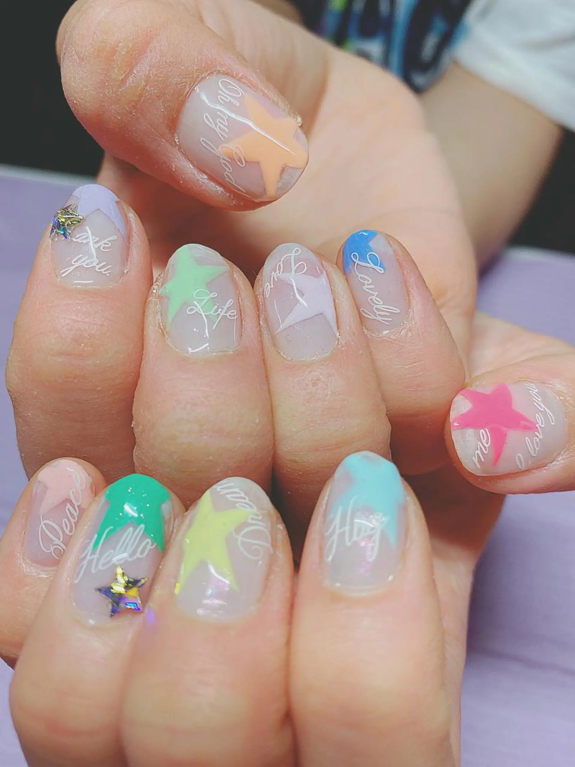 ネイル 田口 美奈のヘアスタイル