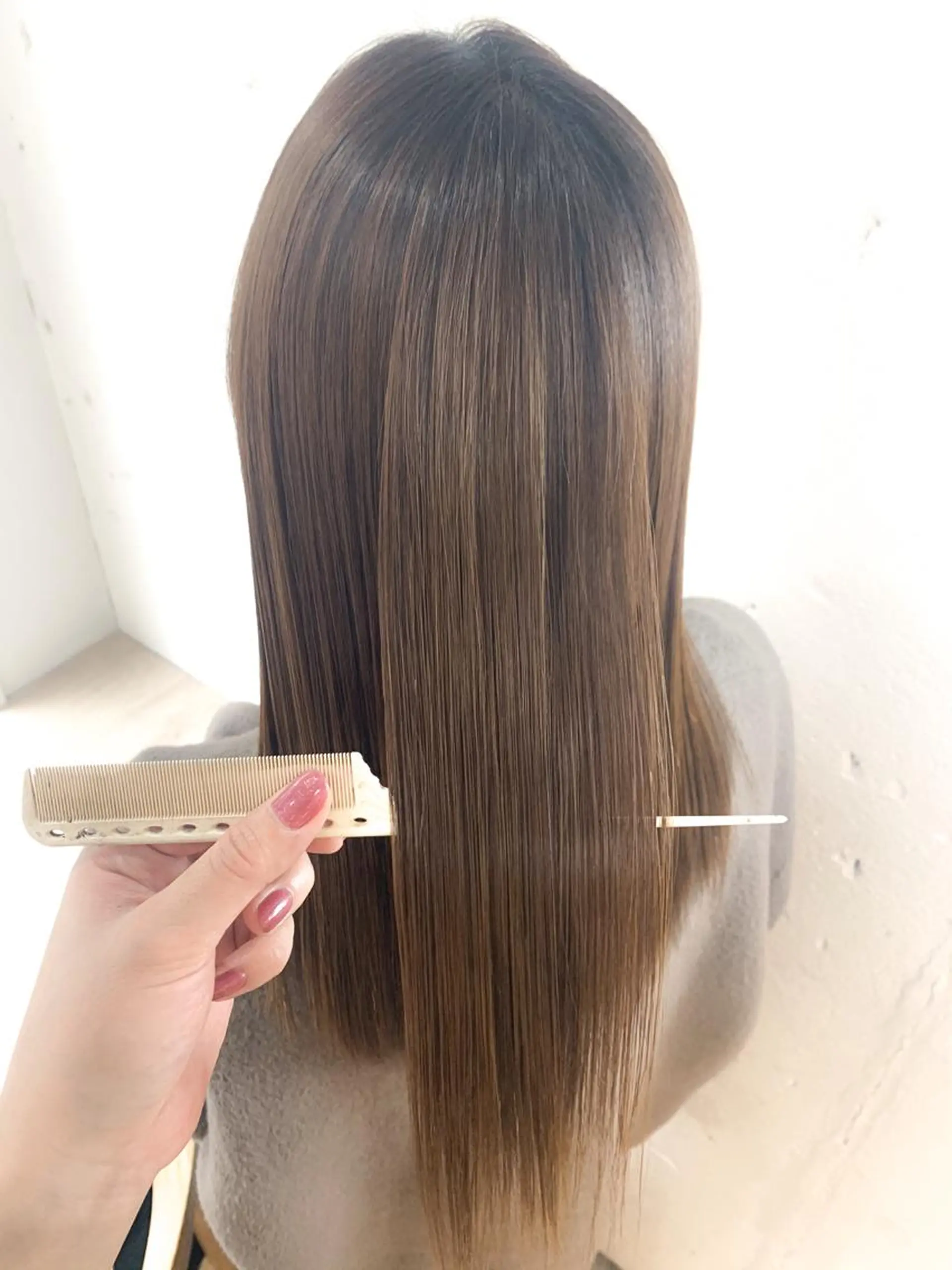 ロング カット 縮毛矯正 ショート✨ボブ✨代表 新田見美仁のヘアスタイル