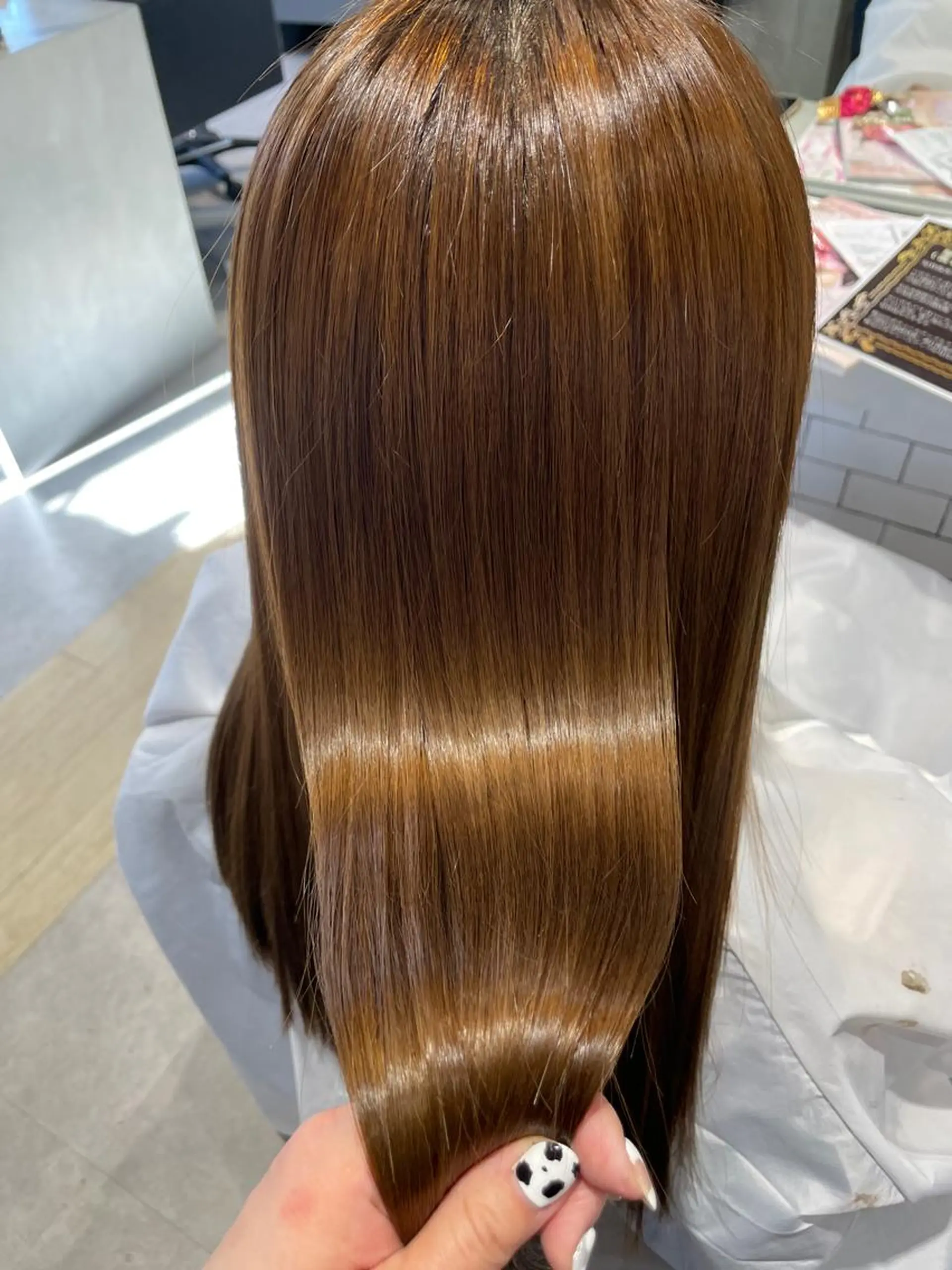 ロング 髪質改善 トリートメント 近藤 麻美のヘアスタイル