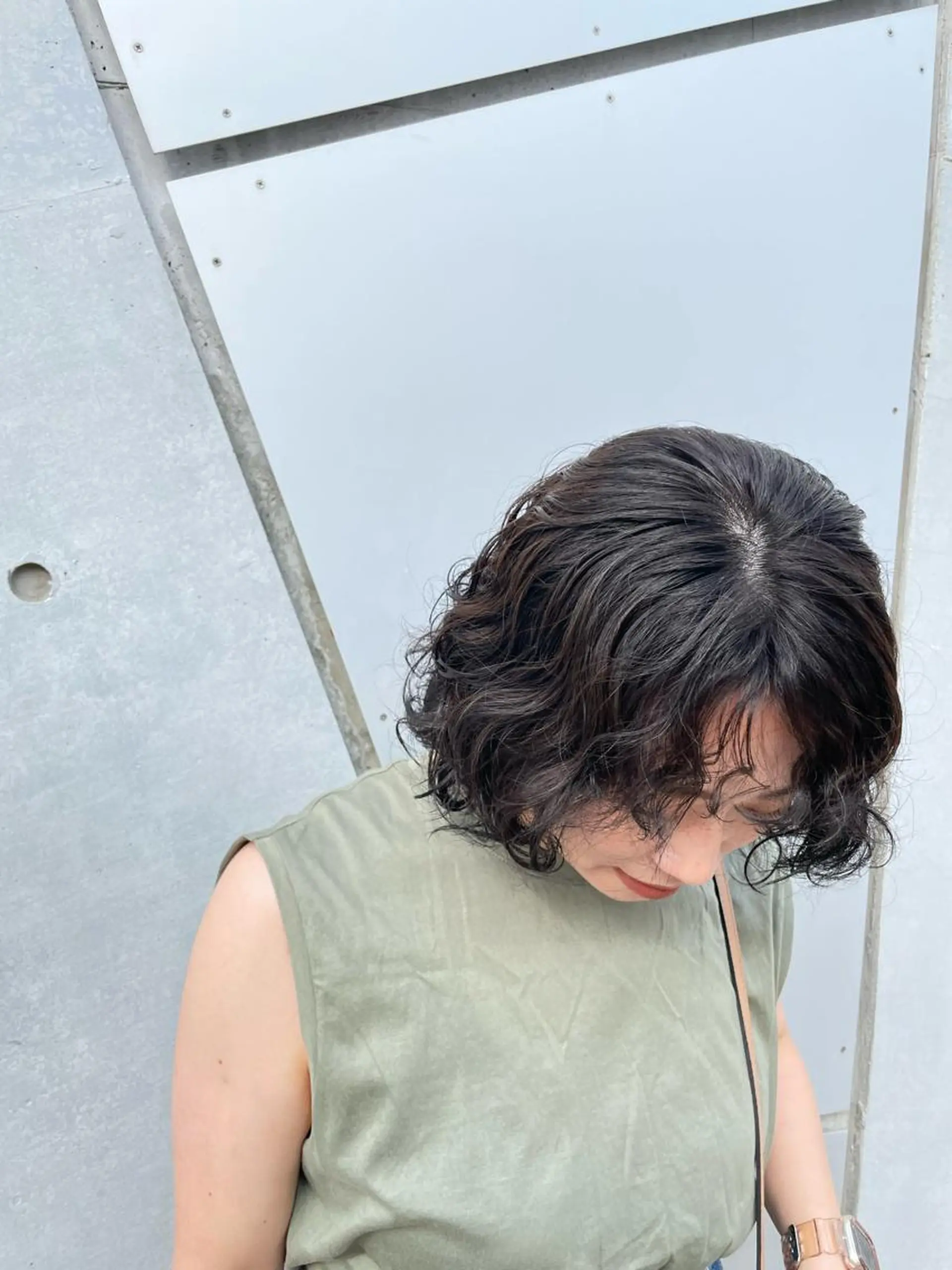 ミディアム パーマ カット パーマ ✨似合わせ特化美容師 WILL上村　拳吾のヘアスタイル