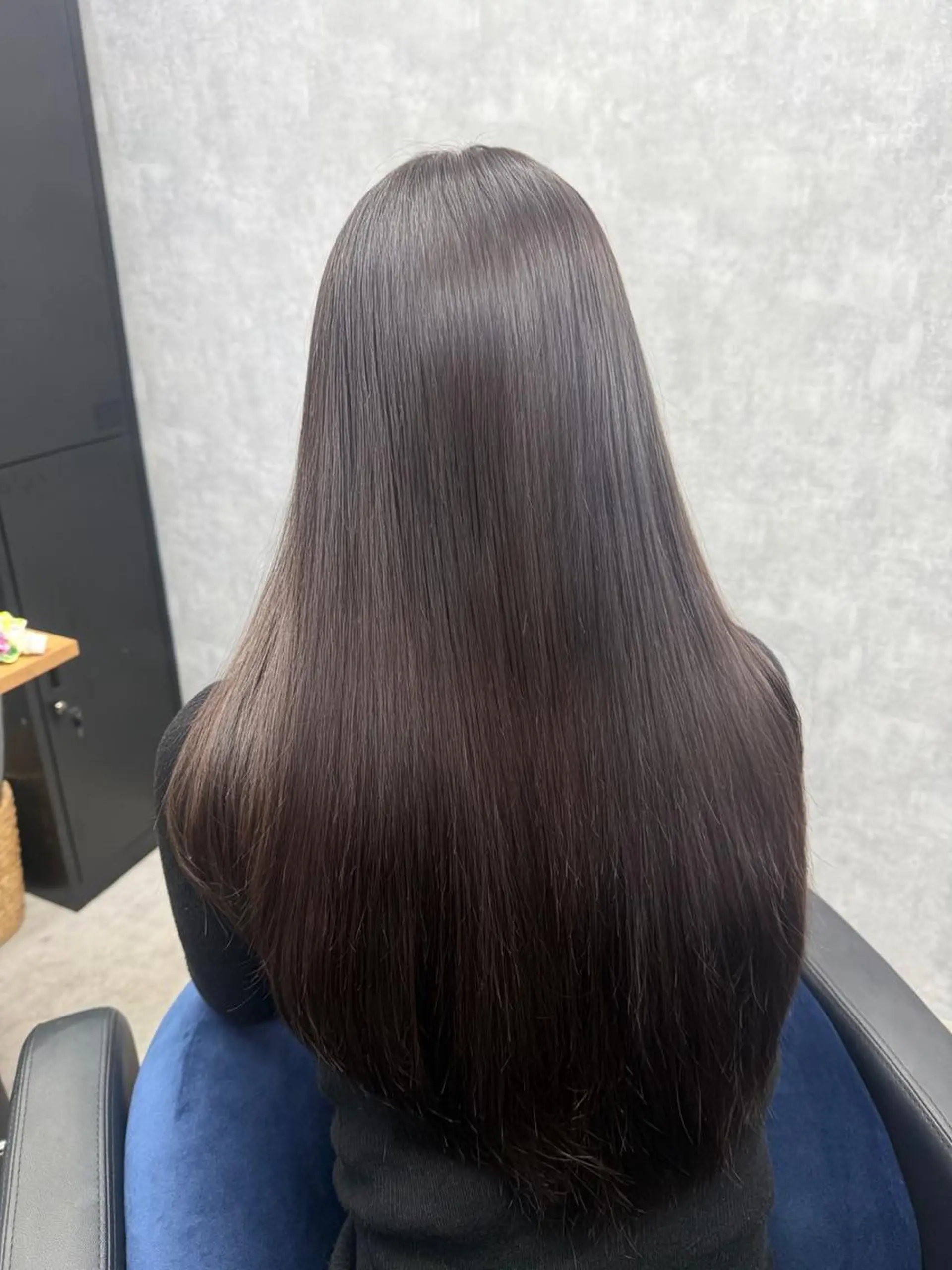 ロング カット 縮毛矯正 ハイトーン×艶カラー 🤍MIZUKIのヘアスタイル