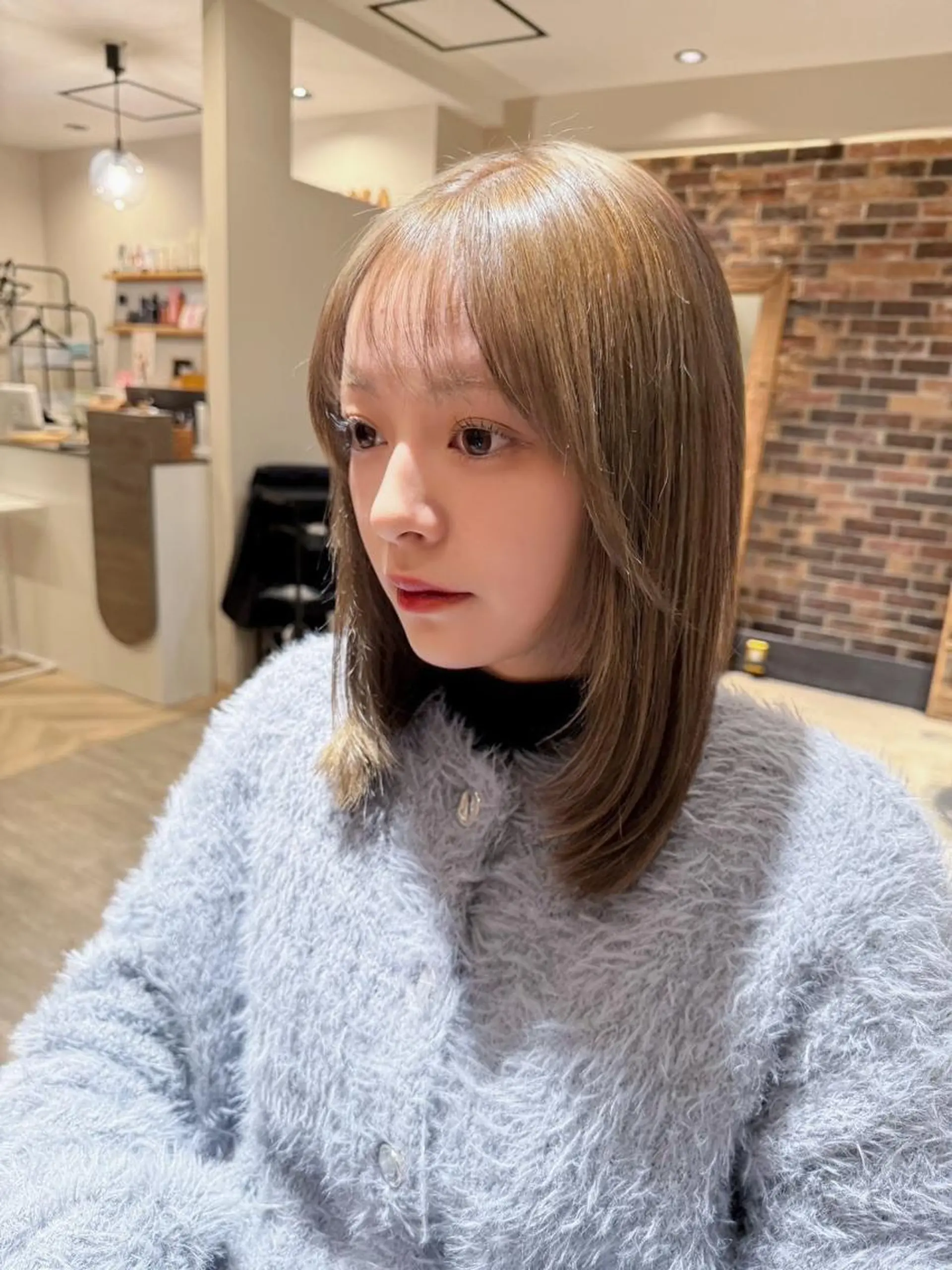 ミディアム カラー ヘアカラー AROMA awanoのヘアスタイル