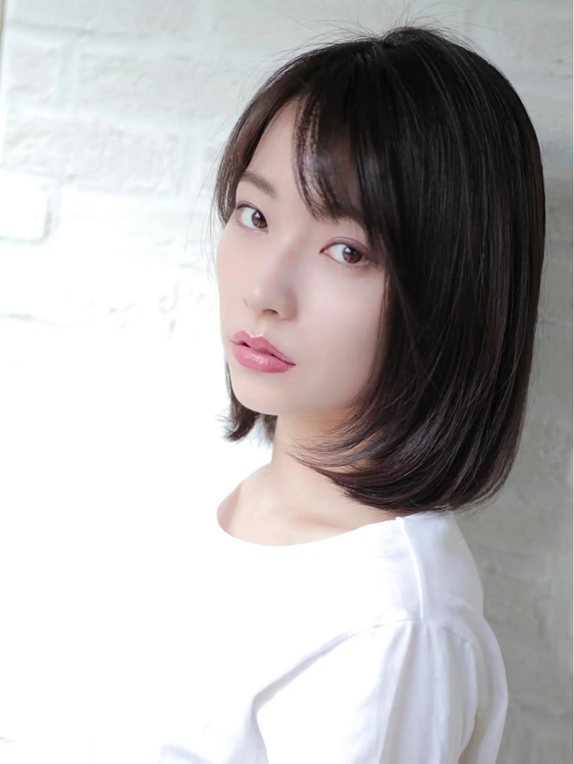 ミディアム ボブ Soleria 田中慎一のヘアスタイル