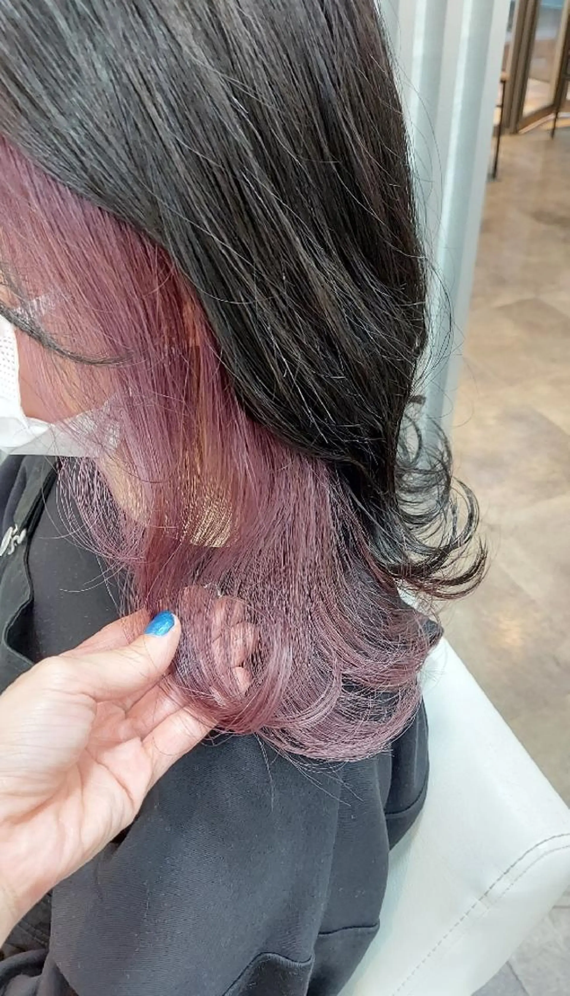 ミディアム カラー カット ヘアカラー トリートメント あかね☆ヘアアレンジ /ボブ/縮毛矯正のヘアスタイル