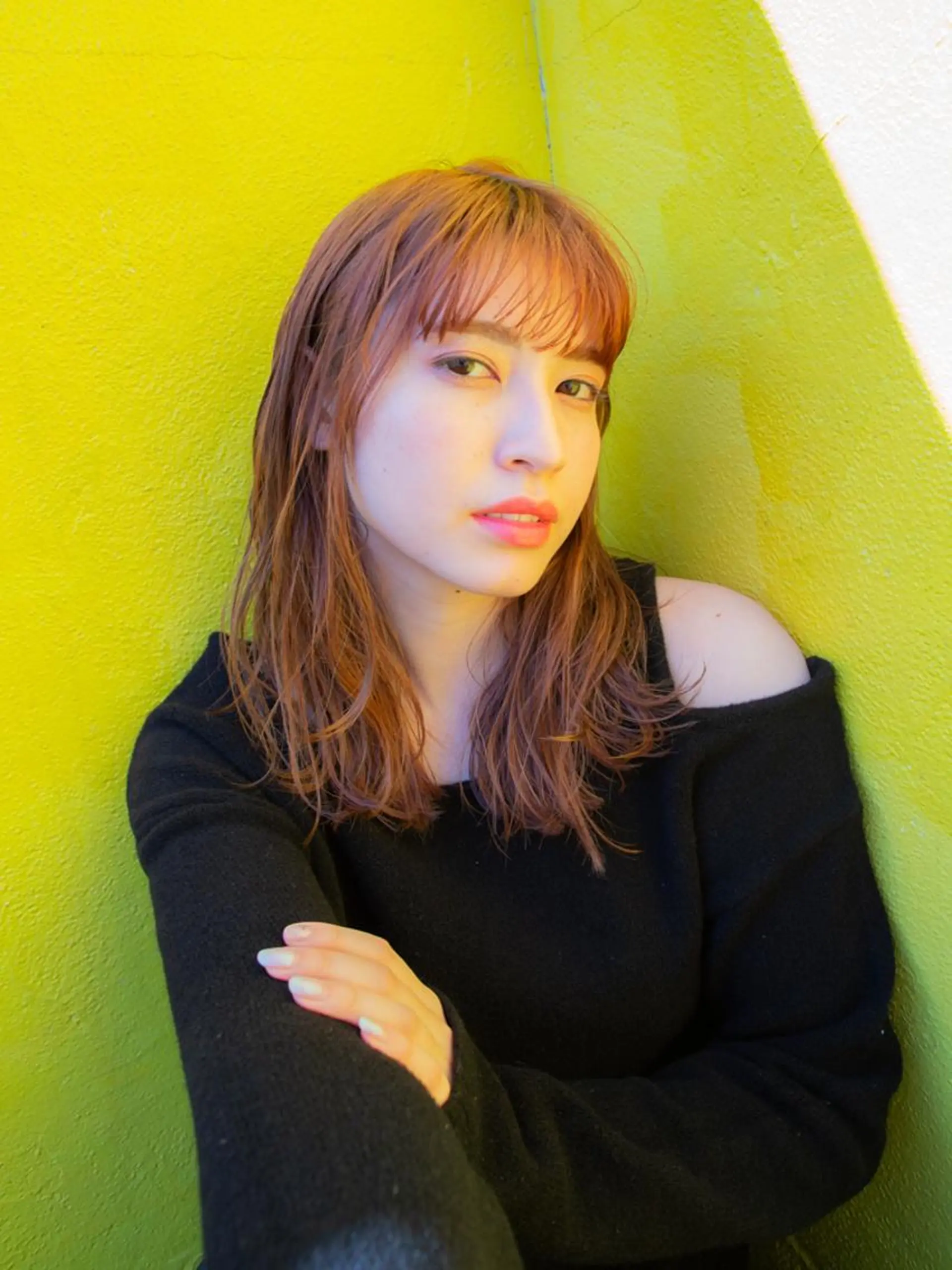 ロング カラー ヘアカラー トリートメント 🎀透明感カラー🎀 mikaのヘアスタイル