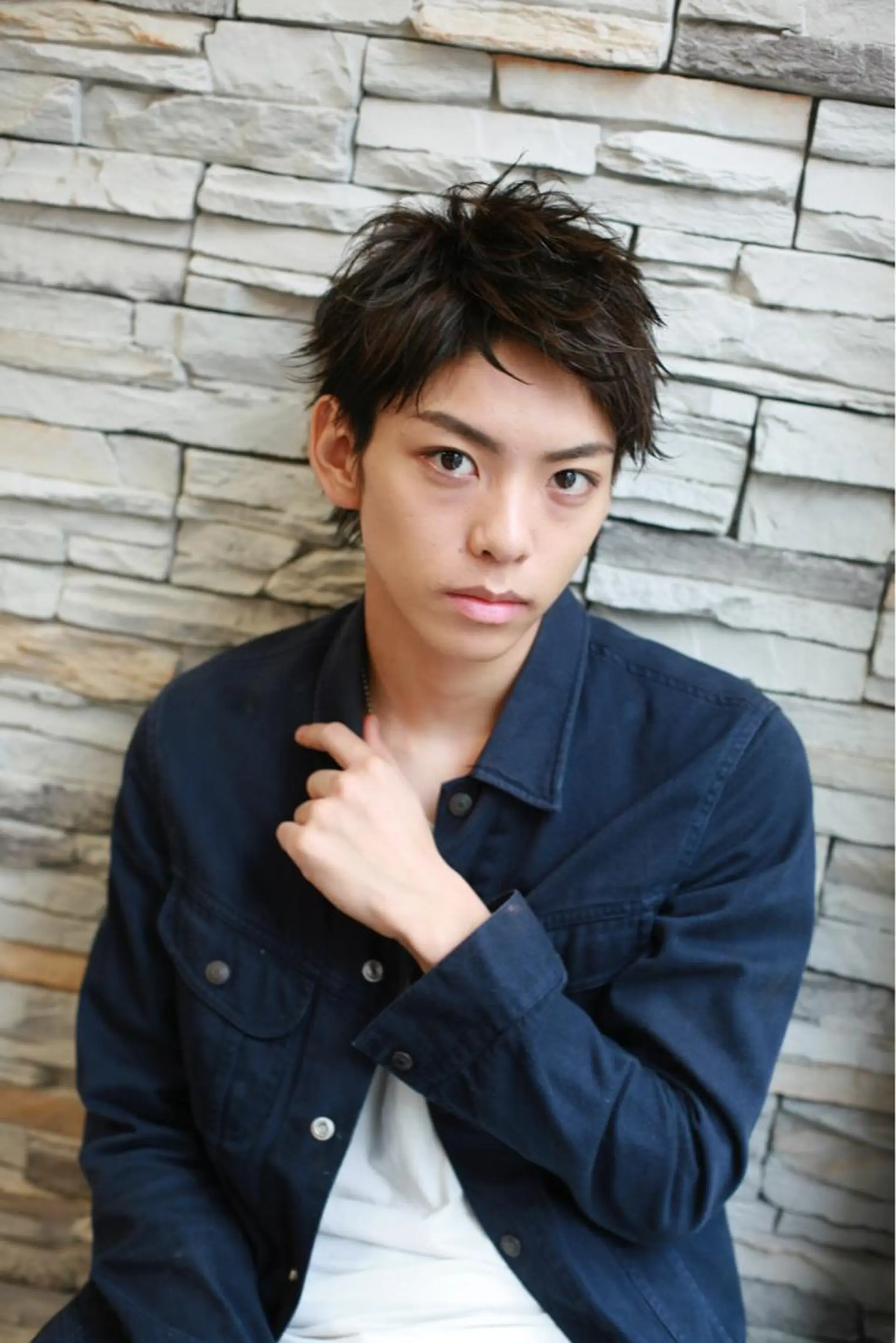 パーマ メンズ 渡辺 裕輔のヘアスタイル