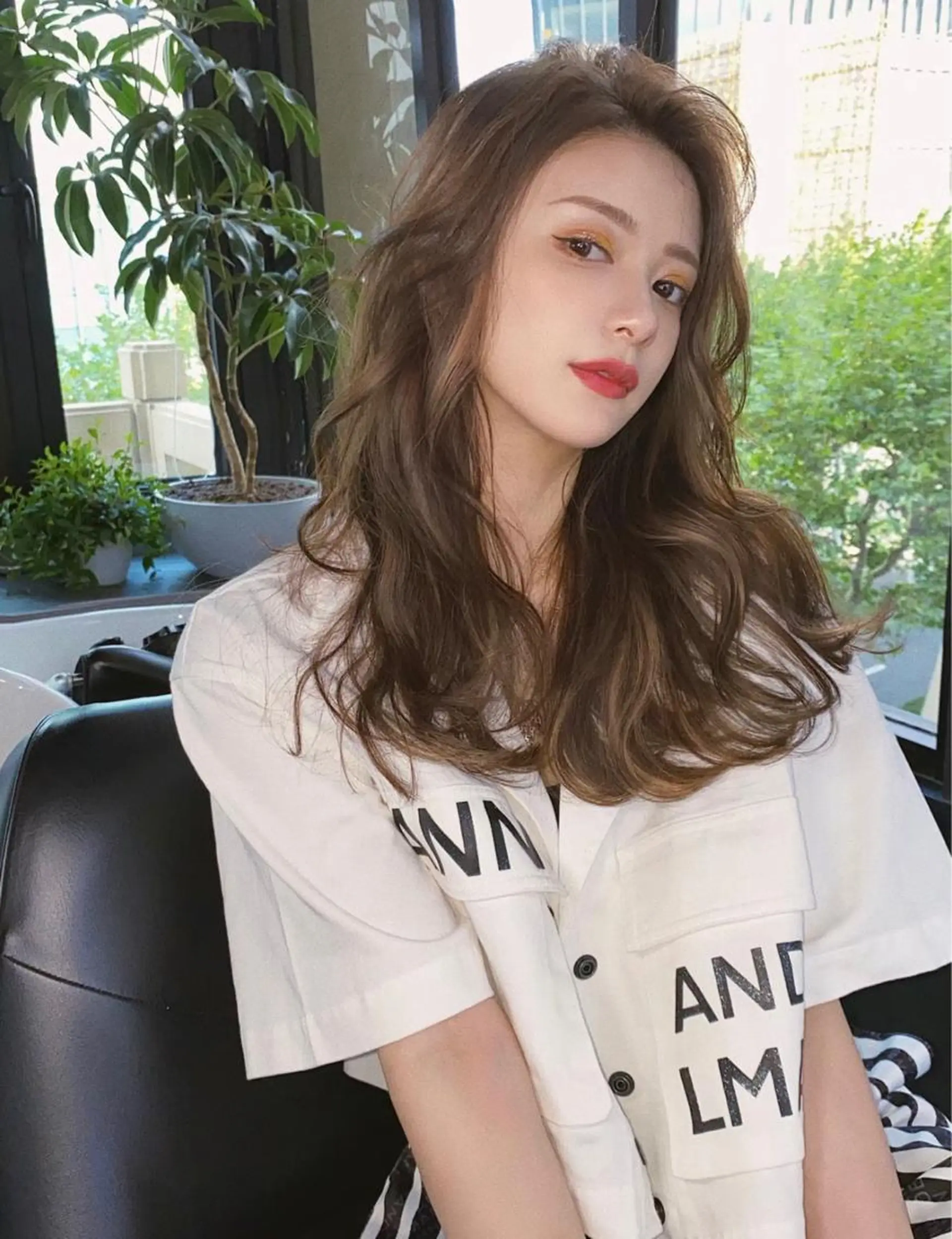 ロング 髪質改善 韓国風ヘア レイヤーカット ロング トリートメント 🇨🇳ワンホンヘア 下田鉄也のヘアスタイル