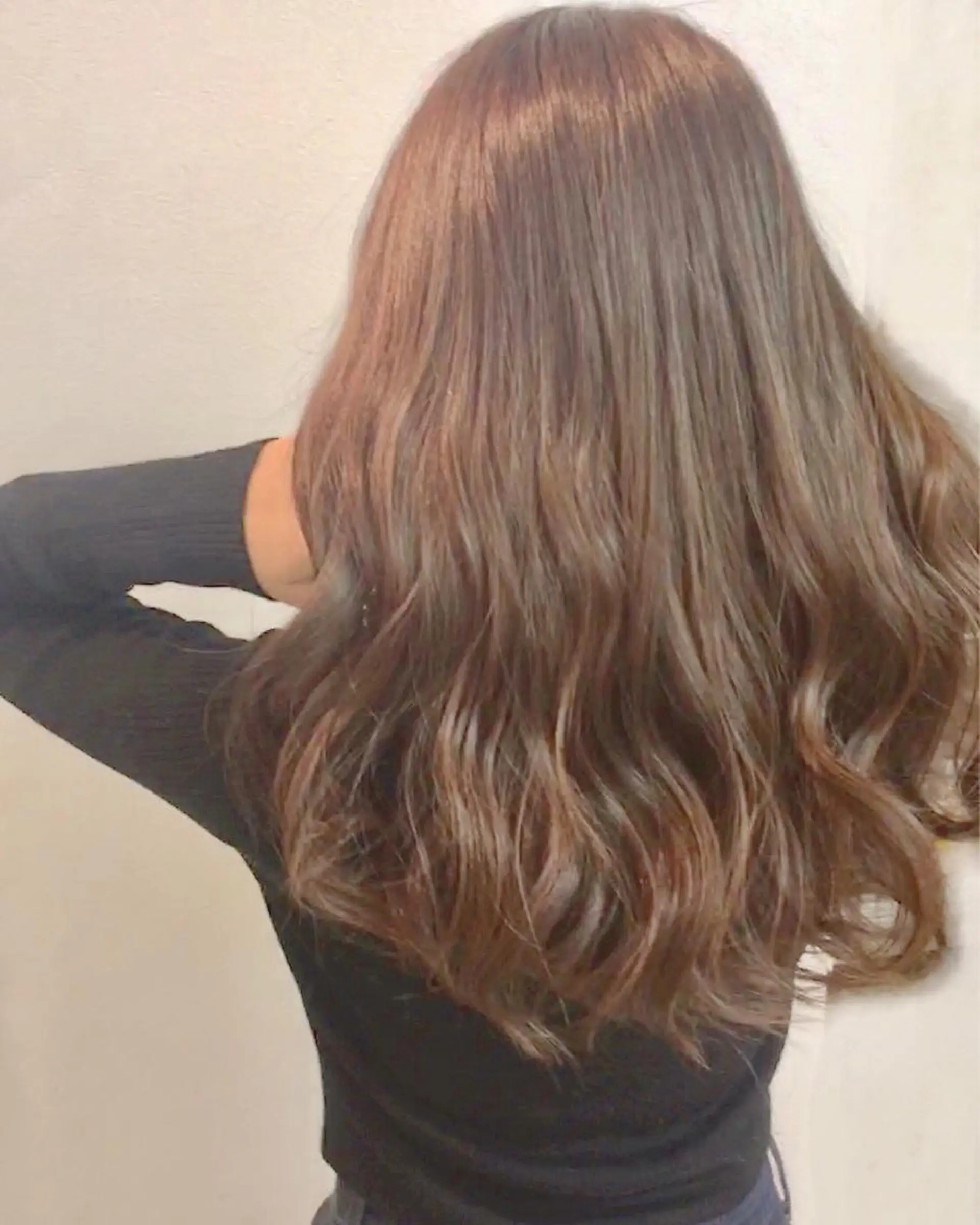 ロング カット トリートメント 安永 涼のヘアスタイル