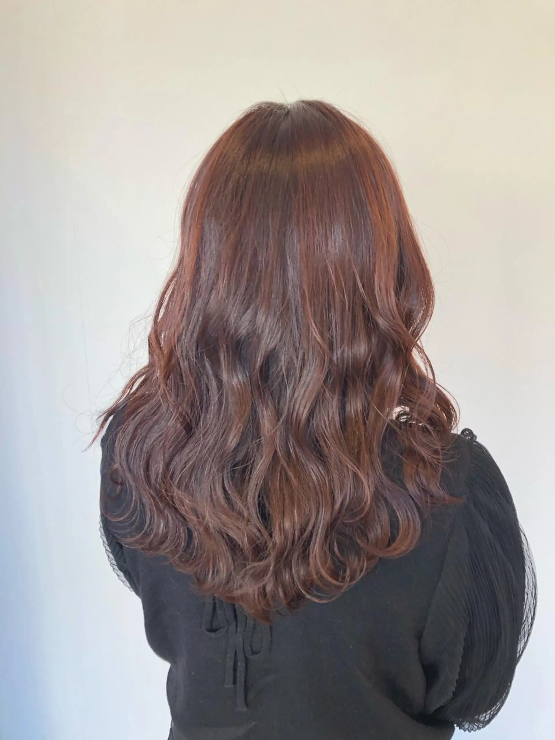 ロング カラー ヘアカラー トリートメント 森田 真由のヘアスタイル