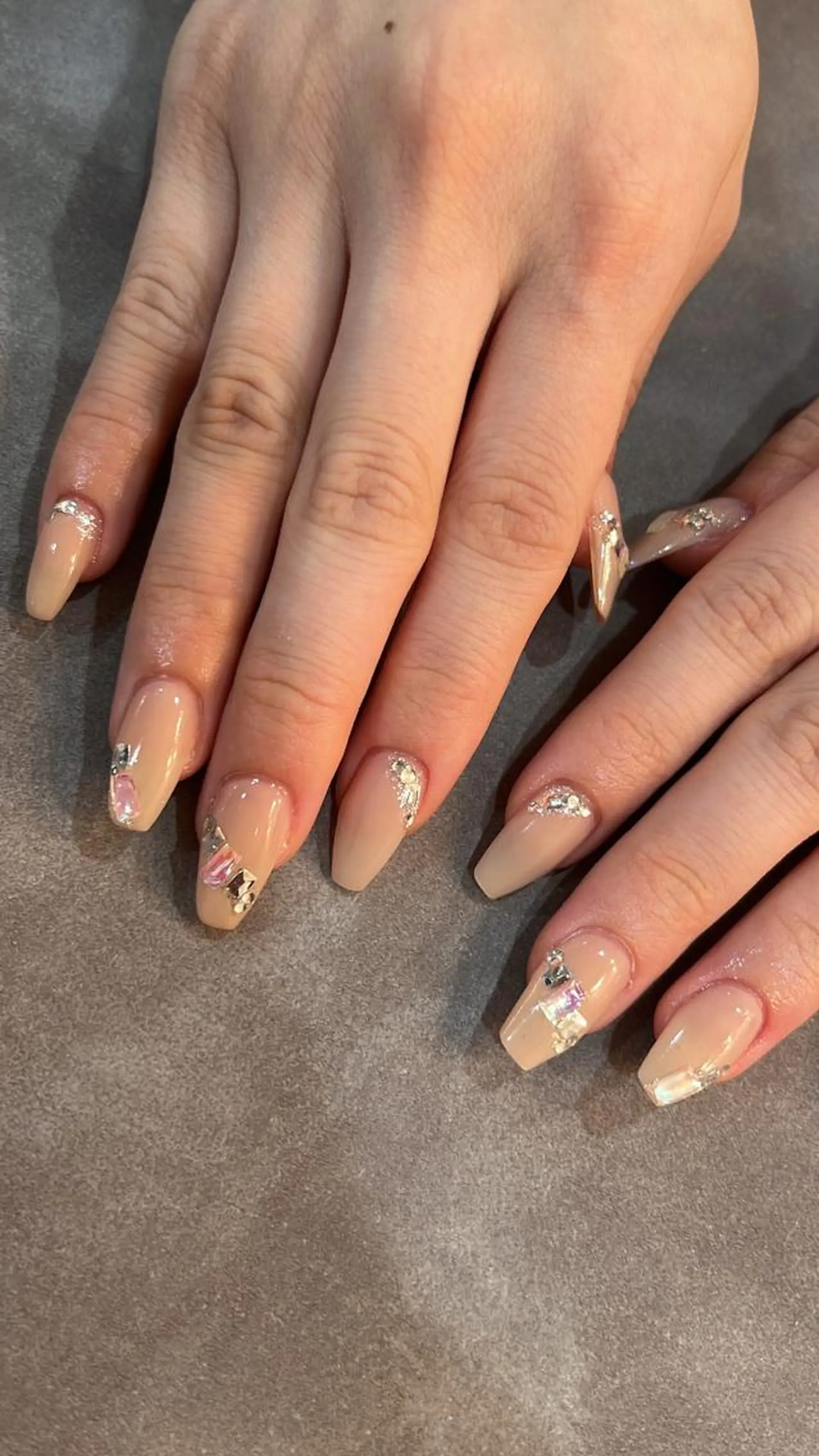 ネイル キラキラネイル 鶴橋wooone nail.rieのネイルデザイン