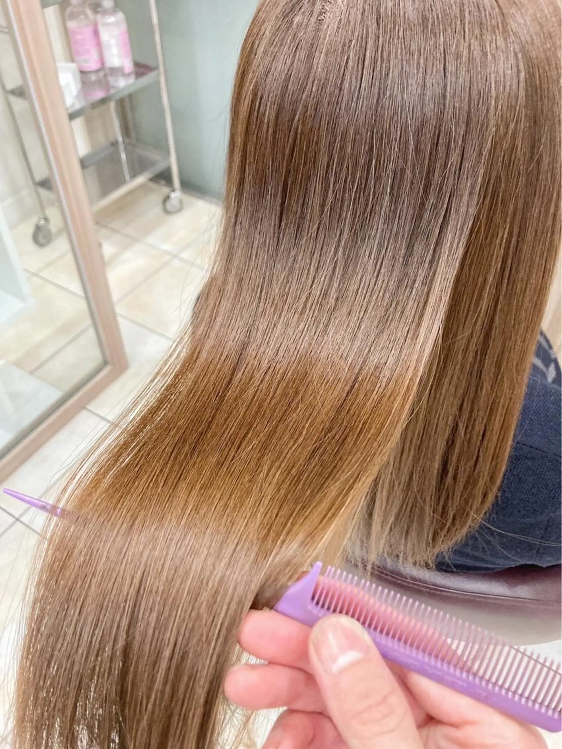 ミディアム カラー 高橋 香奈のヘアスタイル