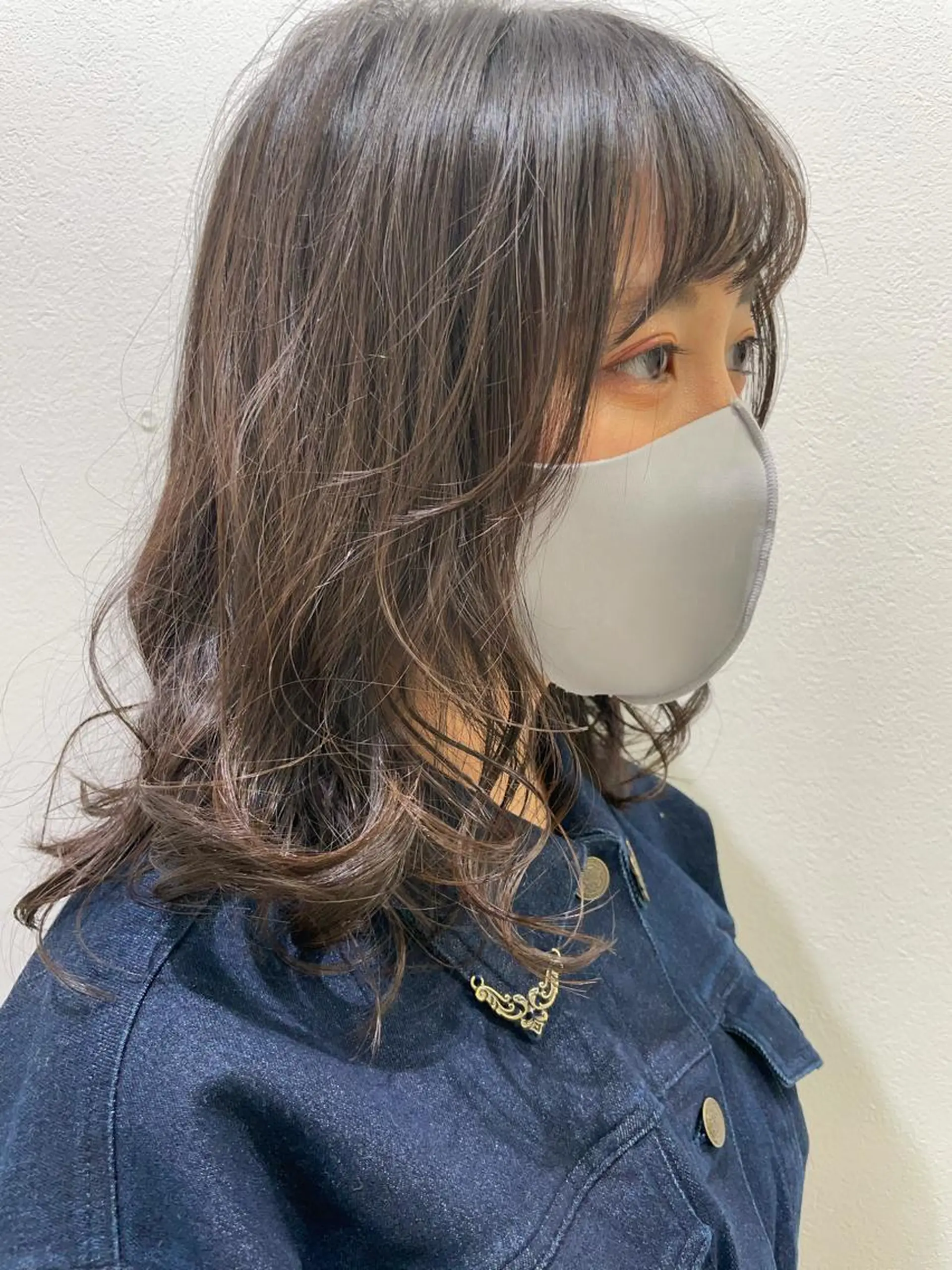 ミディアム カラー カット ヘアカラー 福島成美/髪質改善 縮毛矯正/カラーのヘアスタイル