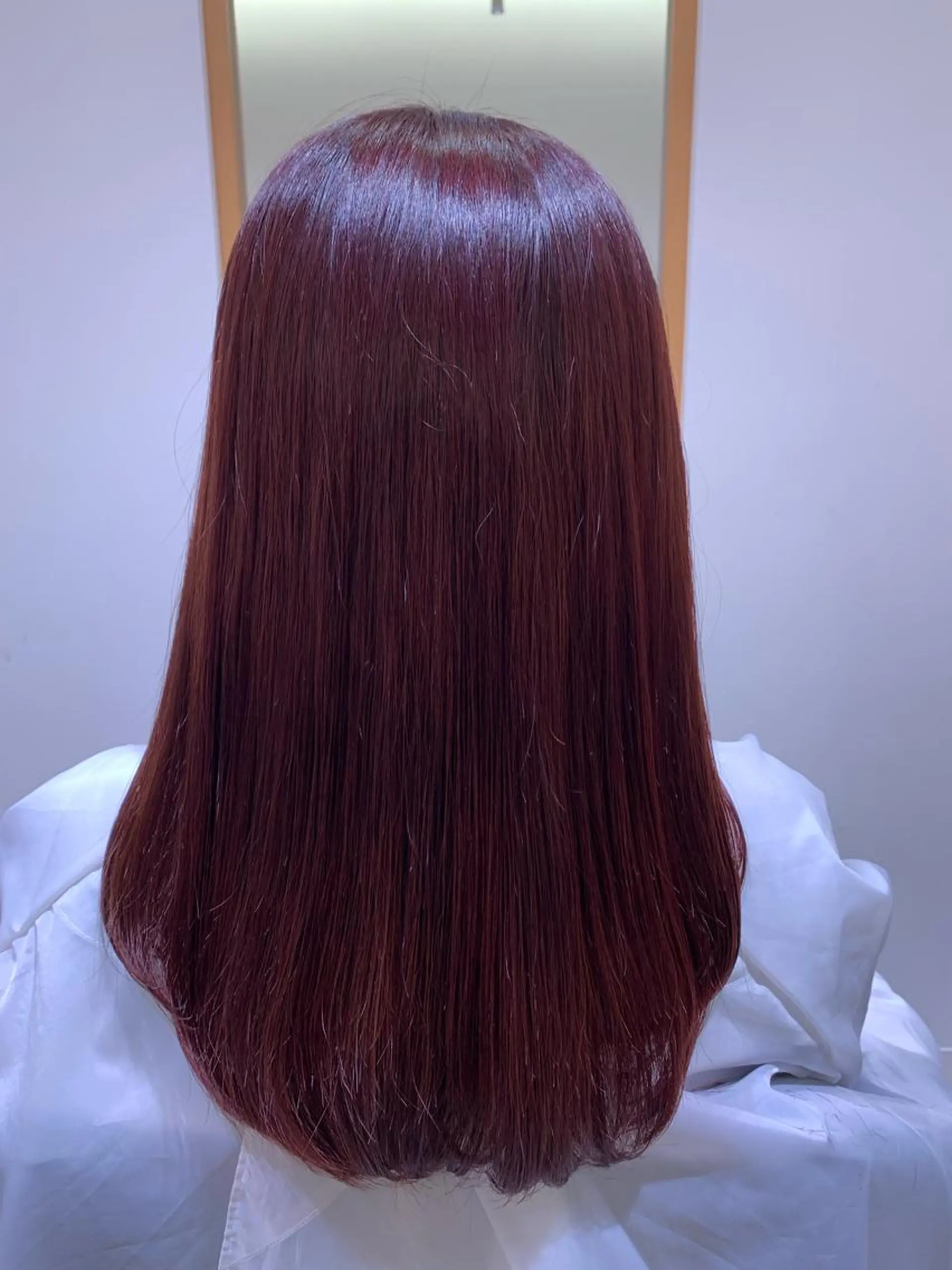 セミロング カラー ローズカラー Hitotose代表 中島和樹のヘアスタイル