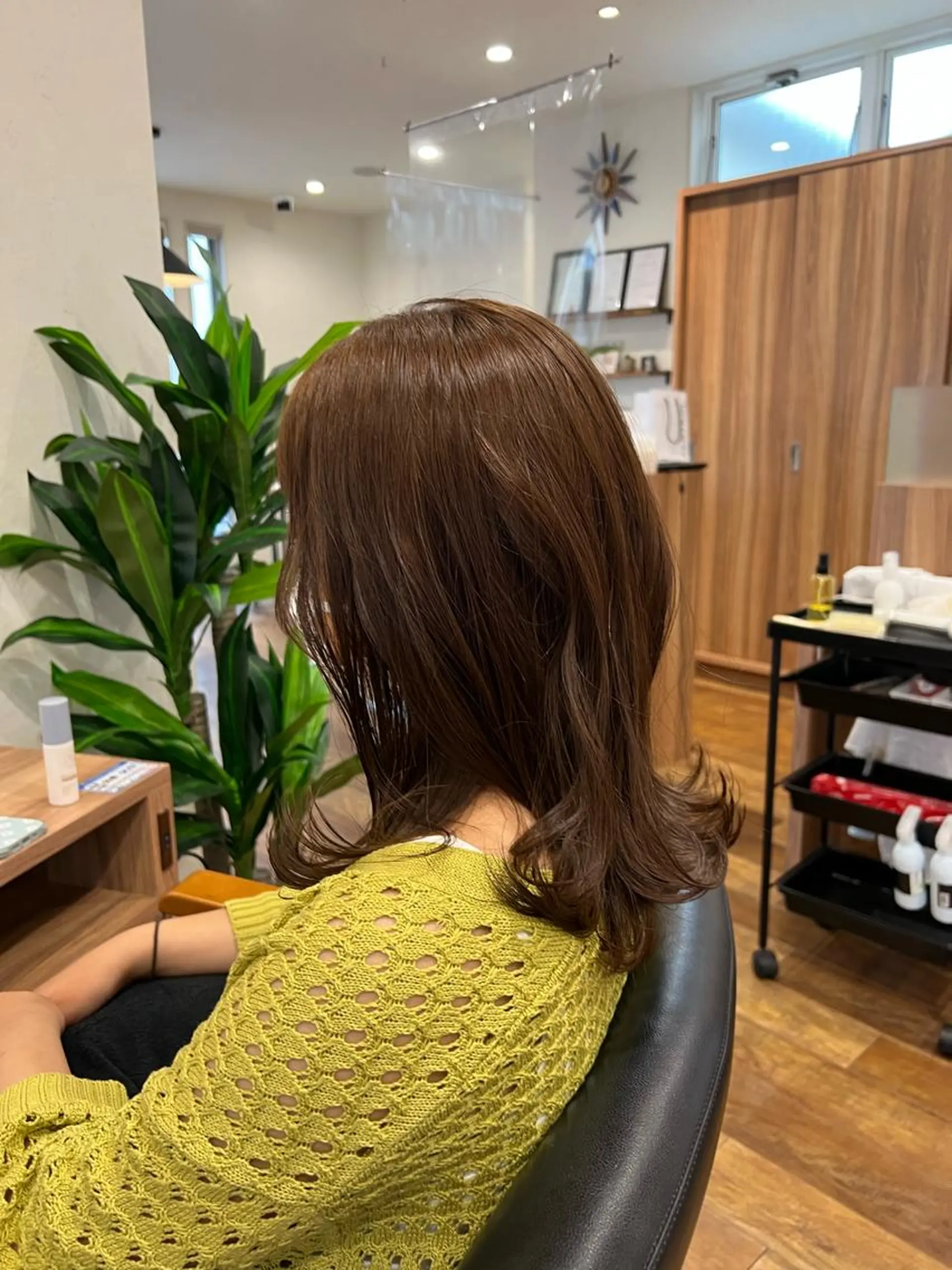 セミロング カラー カット ヘアカラー トリートメント 大川 優佳のヘアスタイル