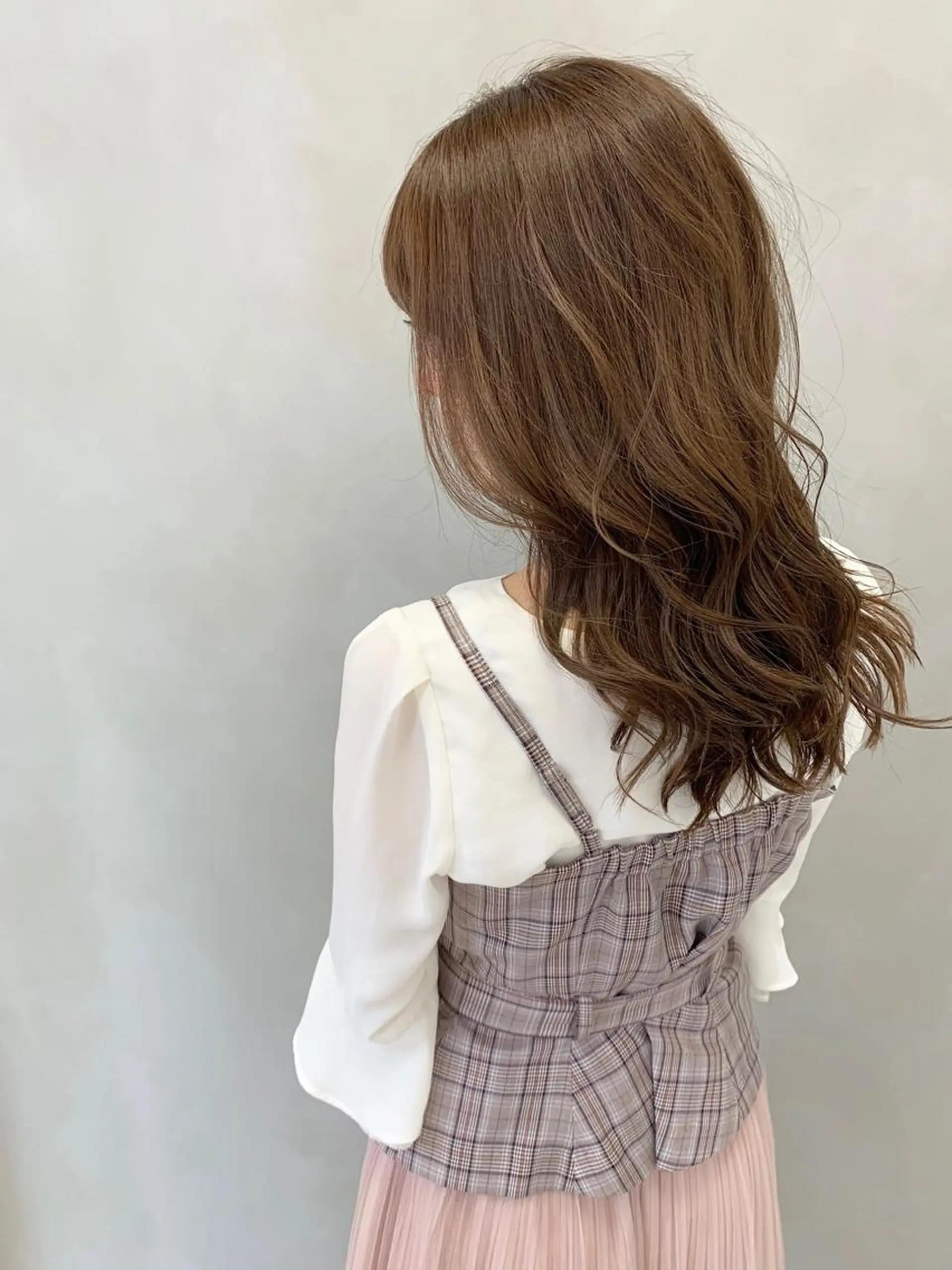 ロング カラー アッシュ アッシュブラウン ブラウンカラー ハイライトカラー ハイライト ヘアカラー レイヤー/大人メンズ パーマ🌀 平島拓也のヘアスタイル