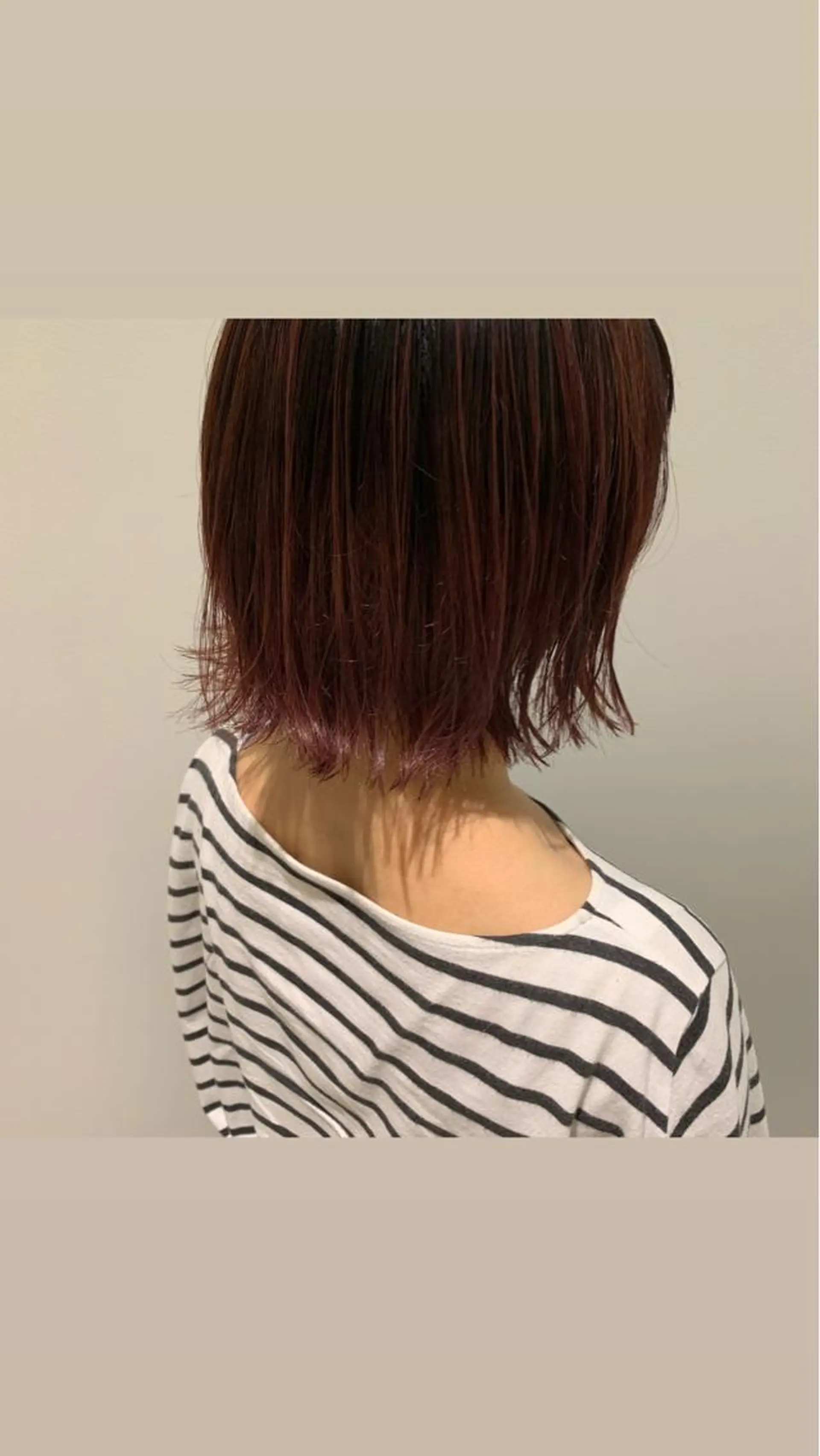 ミディアム ハイライト レイヤーカット 鳥越 一希のヘアスタイル