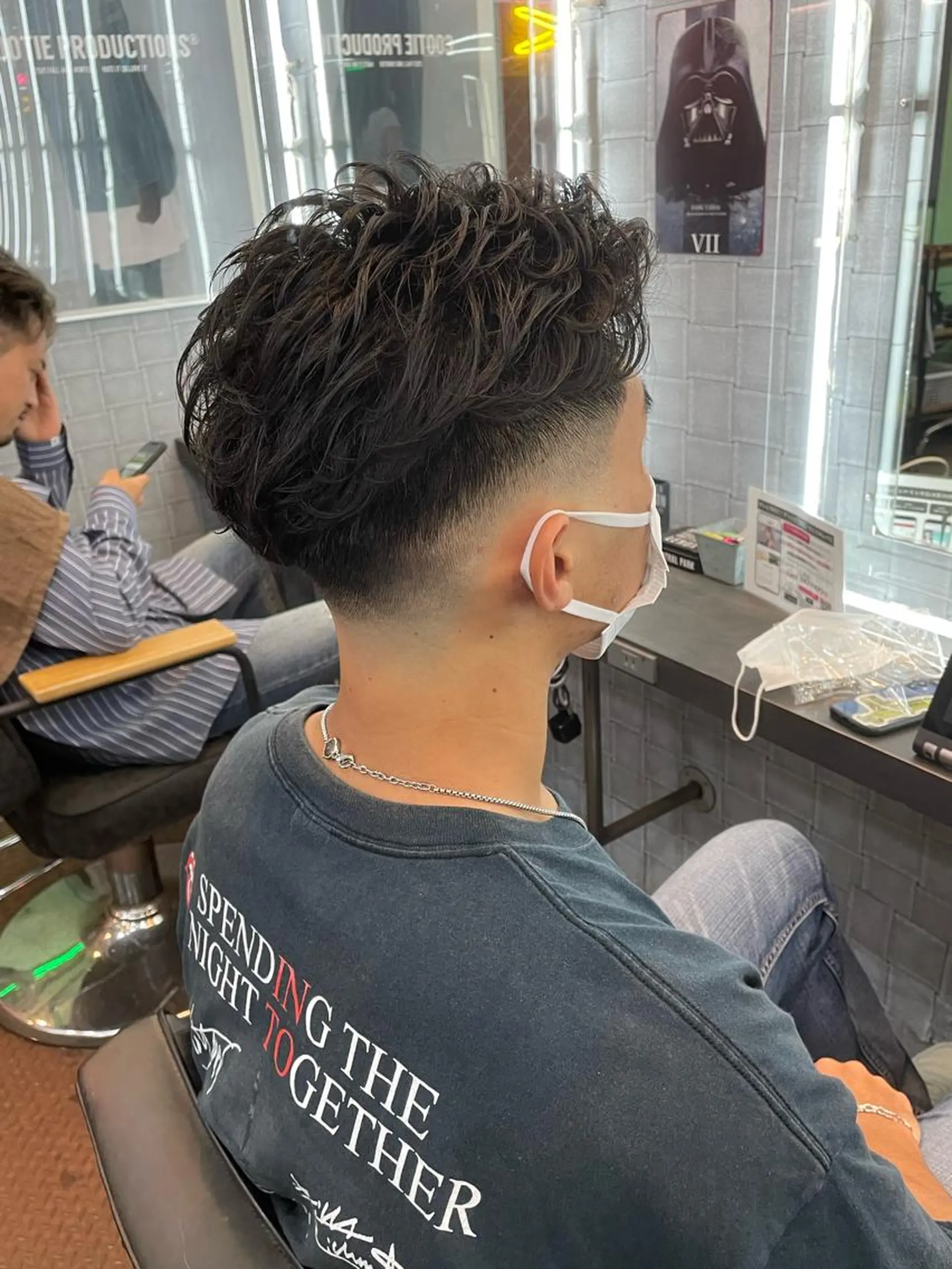 パーマ メンズ メンズパーマ ニュアンスパーマ 渋谷/フェード/ 國分 翔のヘアスタイル