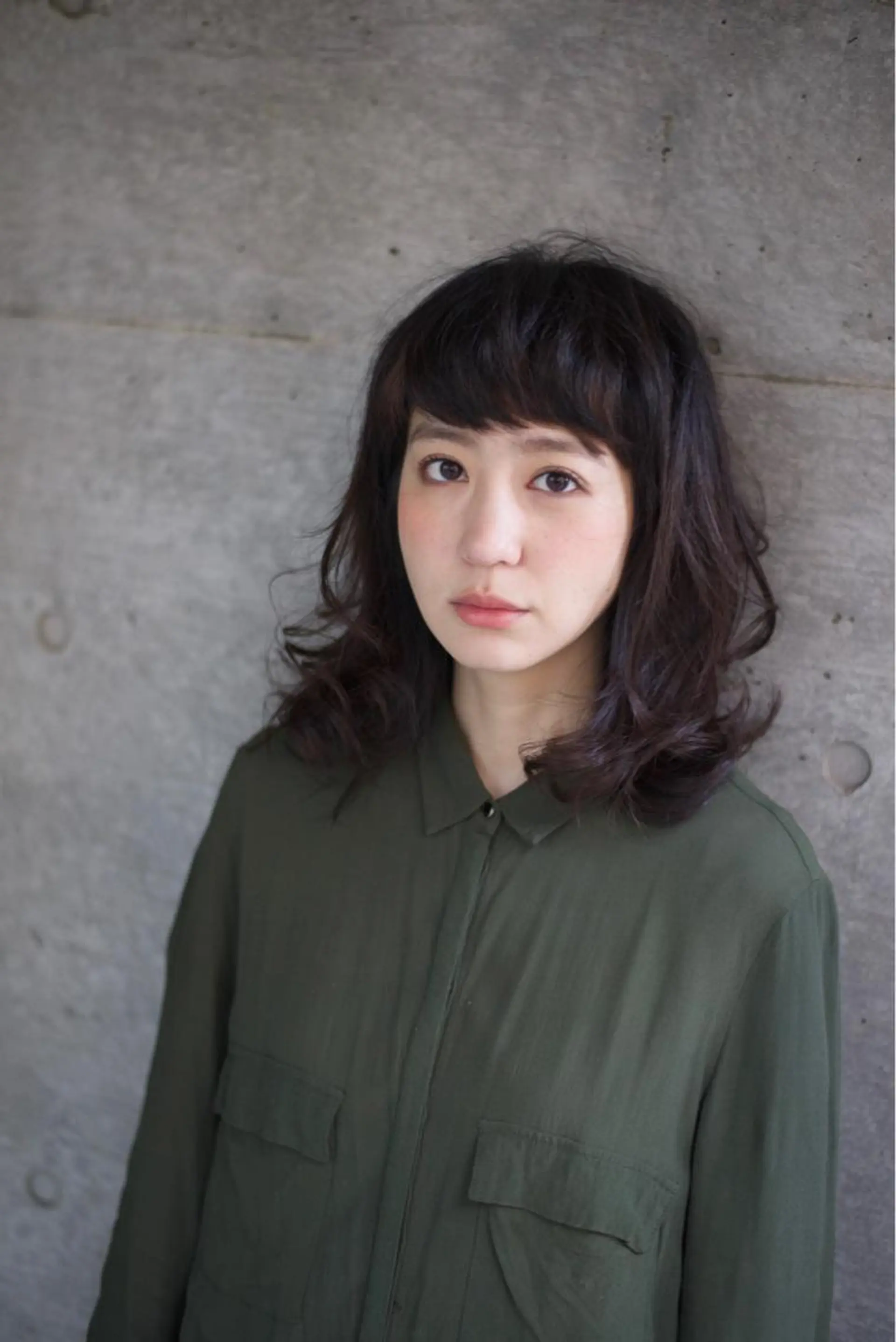 ミディアム カラー ミディアムパーマ 【白髪ぼかし 専門GBG】自由が丘のヘアスタイル