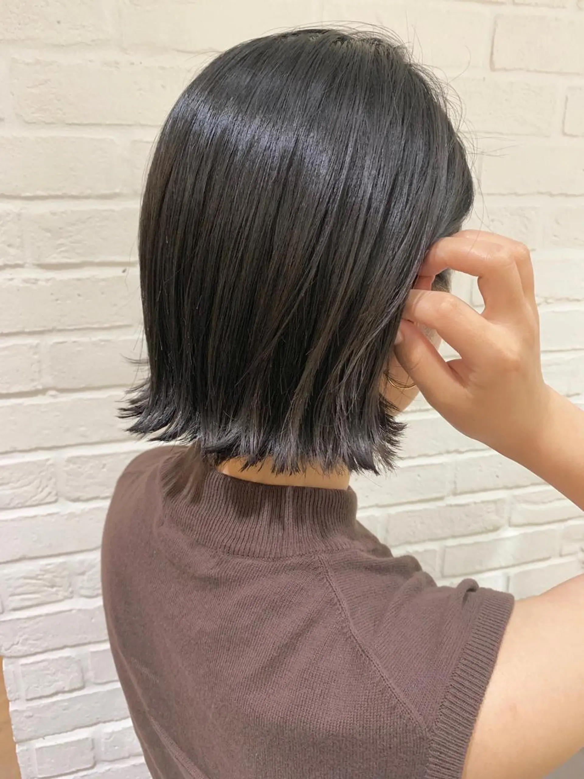 ショート カラー ボブ カット ヘアカラー トリートメント レイヤー/大人メンズ パーマ🌀 平島拓也のヘアスタイル