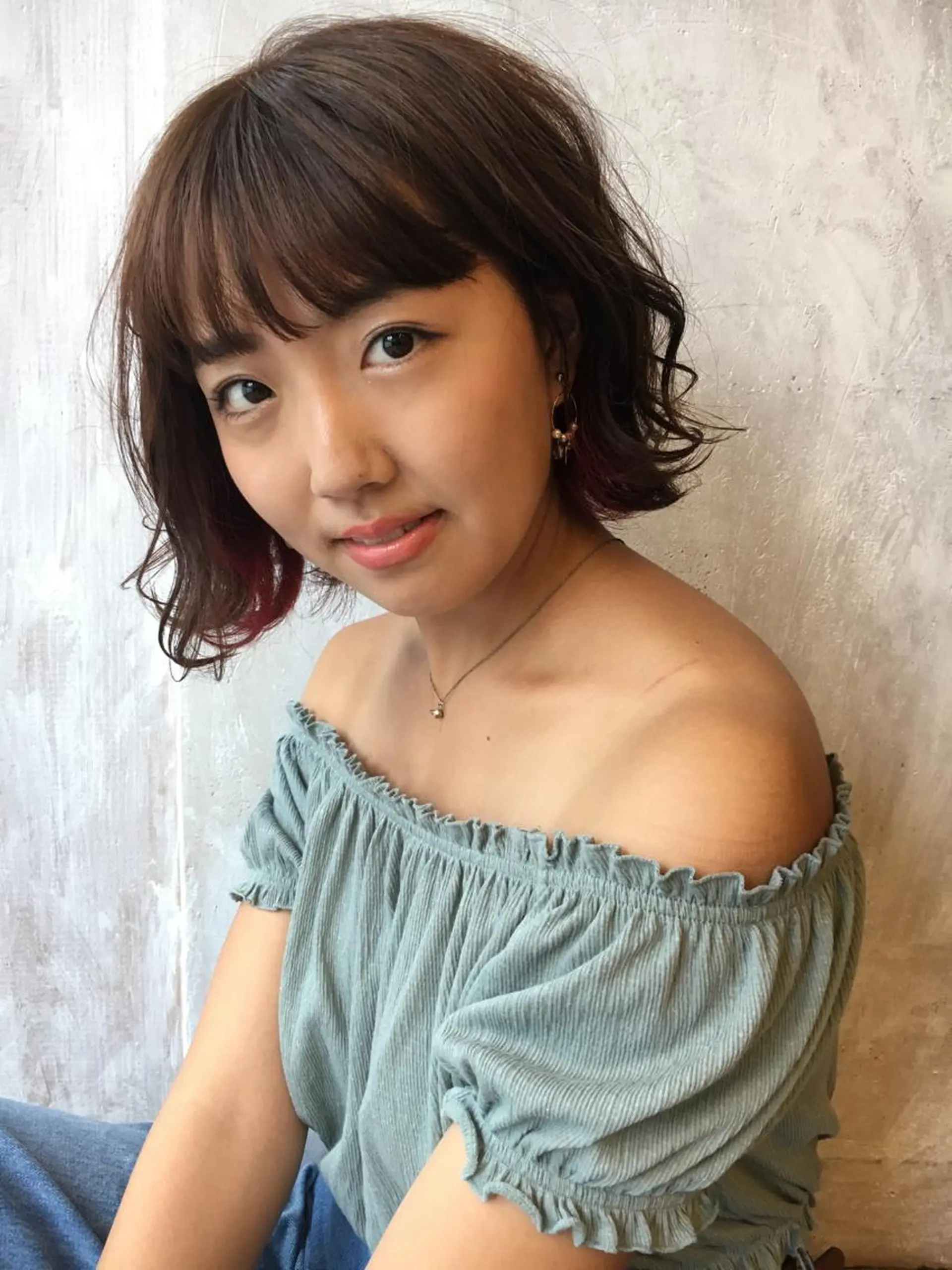 ミディアム カラー パーマ 込山 瑞帆のその他イメージ